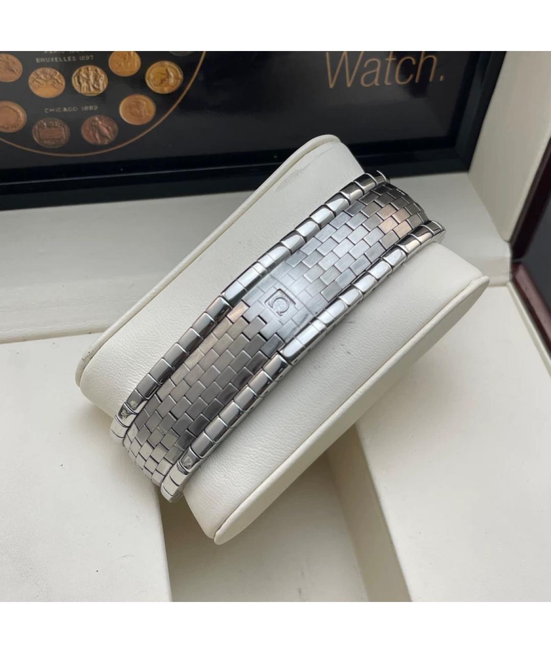 LONGINES Черные металлические часы, фото 6