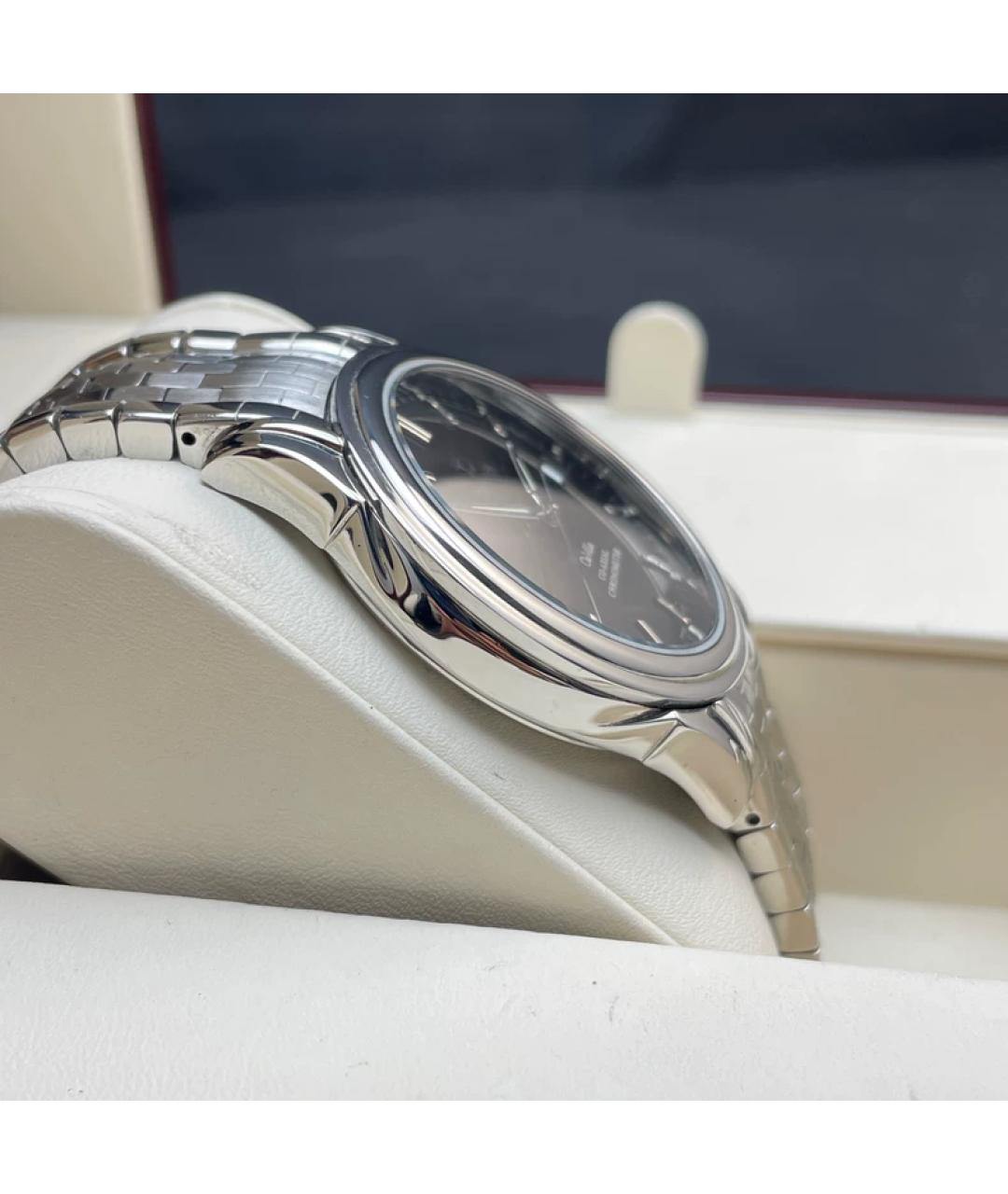 LONGINES Черные металлические часы, фото 5