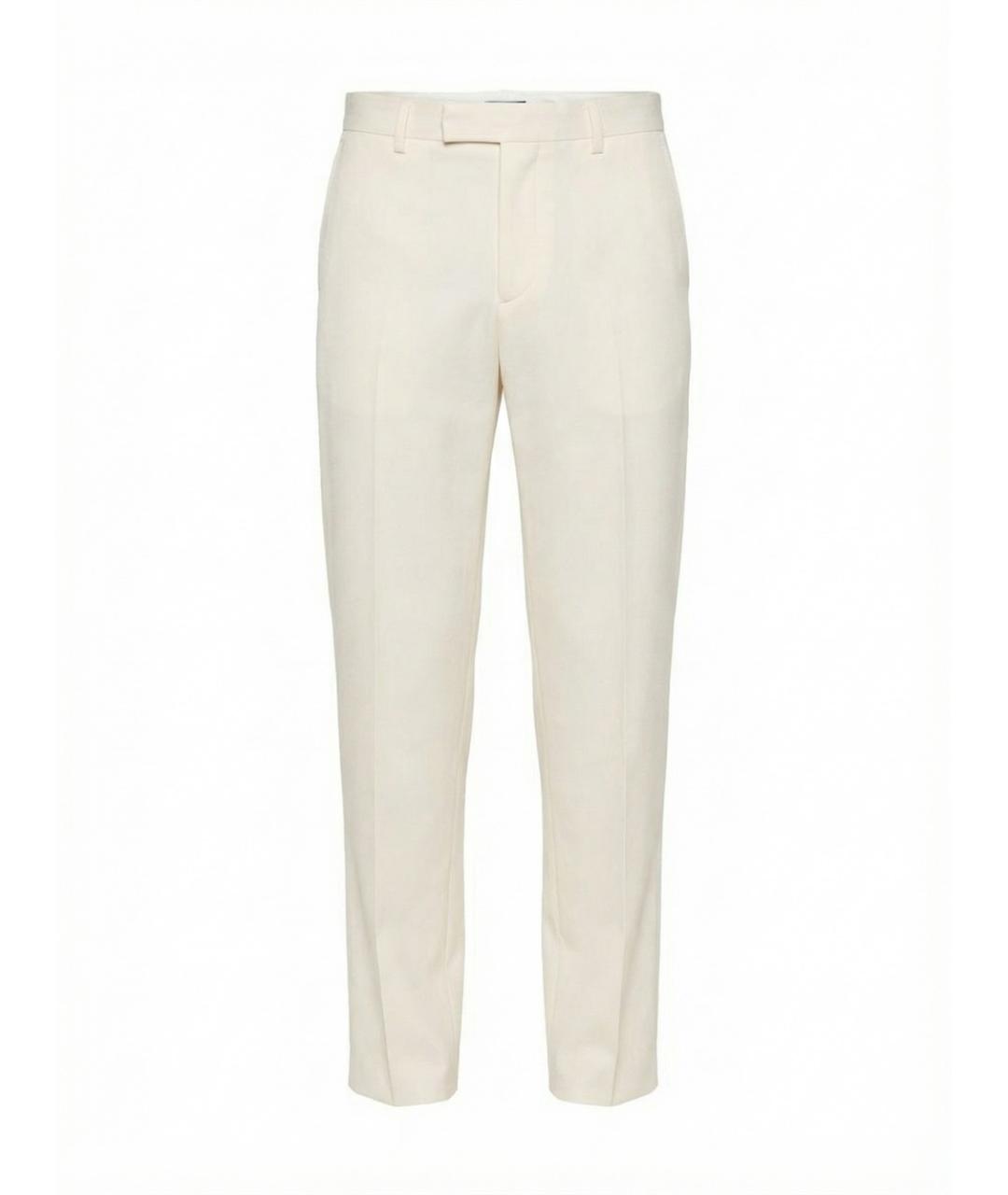 FENDI Шерстяные повседневные брюки, фото 1