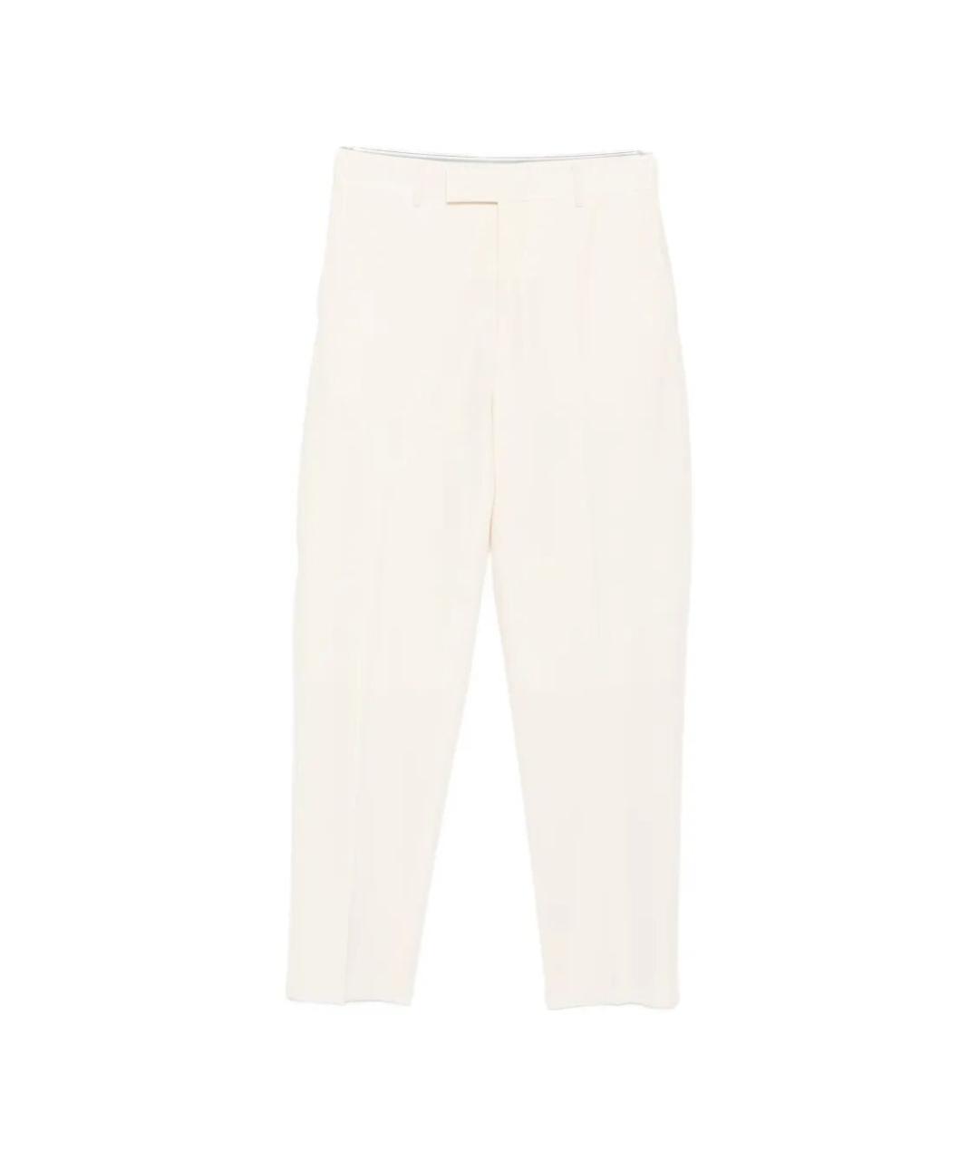 FENDI Шерстяные повседневные брюки, фото 2