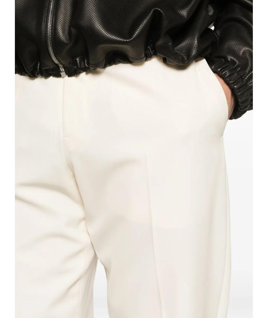 FENDI Шерстяные повседневные брюки, фото 6