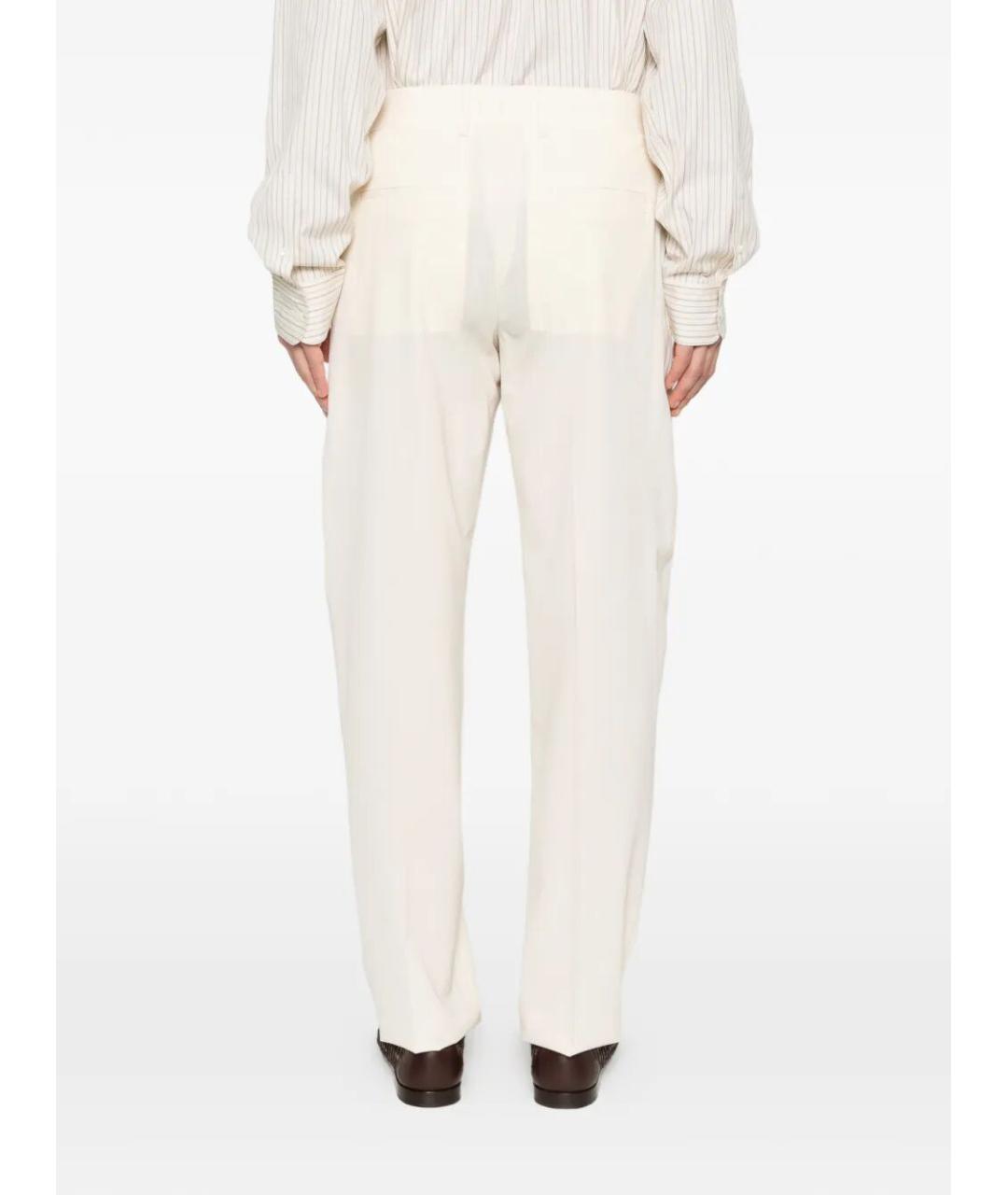 FENDI Шерстяные повседневные брюки, фото 4