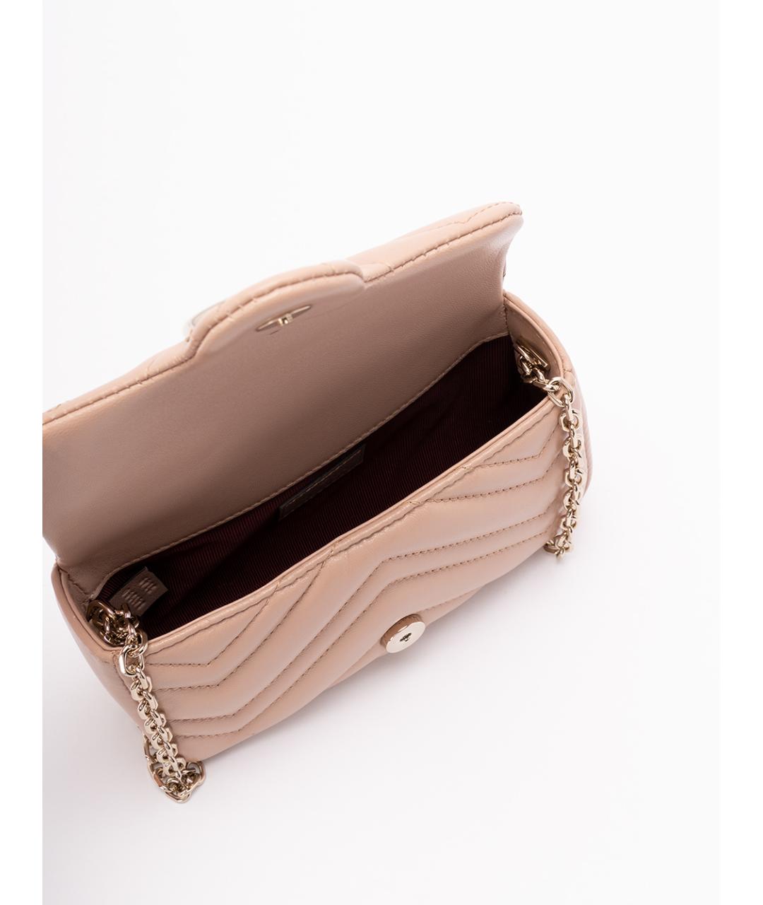 GUCCI Розовая кожаная сумка через плечо, фото 5