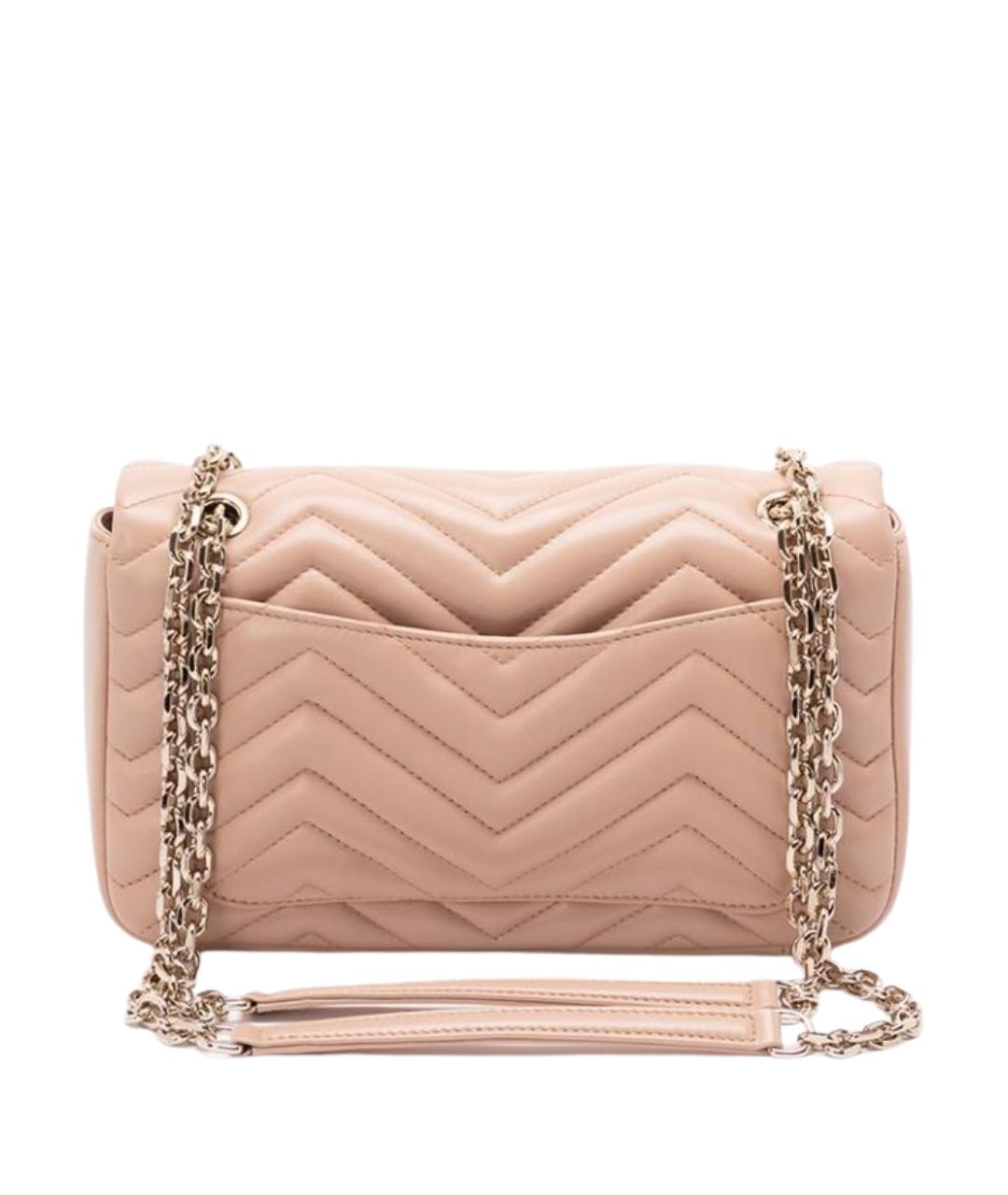 GUCCI Бежевая кожаная сумка через плечо, фото 2