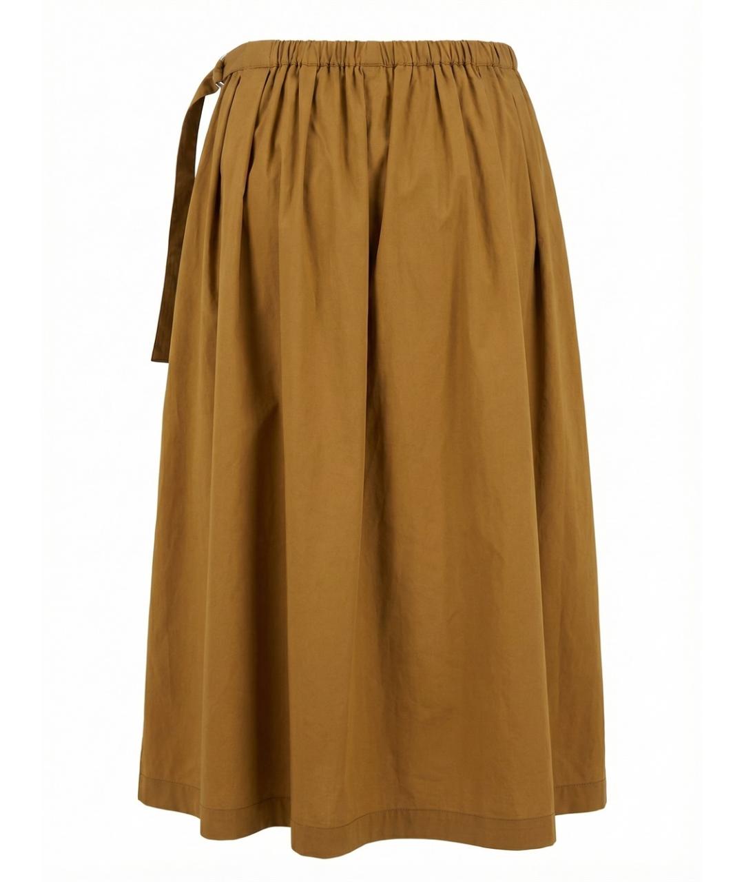 PINKO Горчичная юбка миди, фото 2