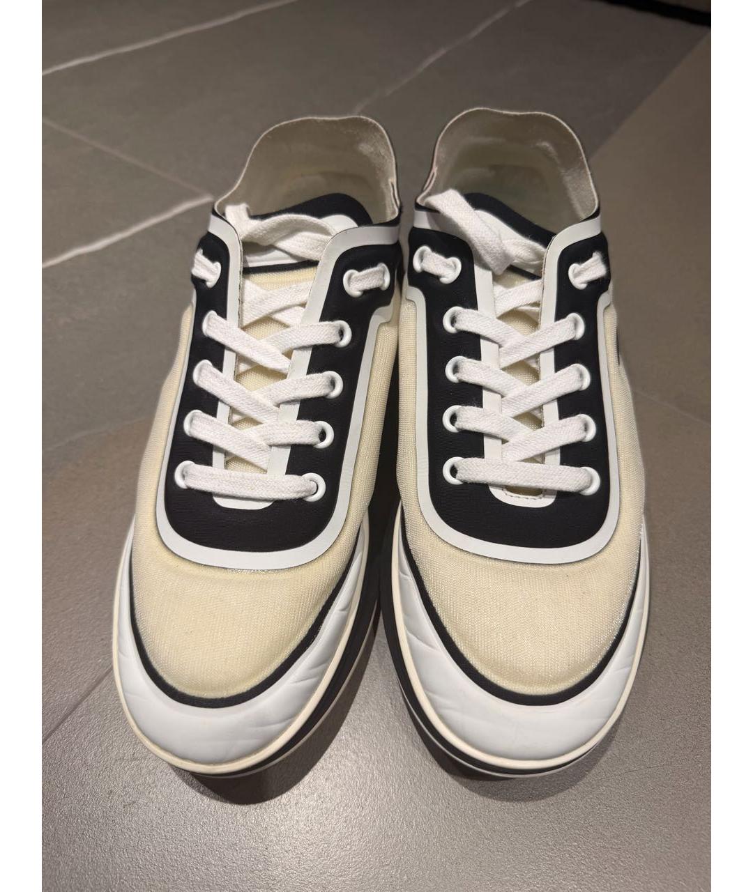 CHANEL Бежевые кроссовки, фото 2