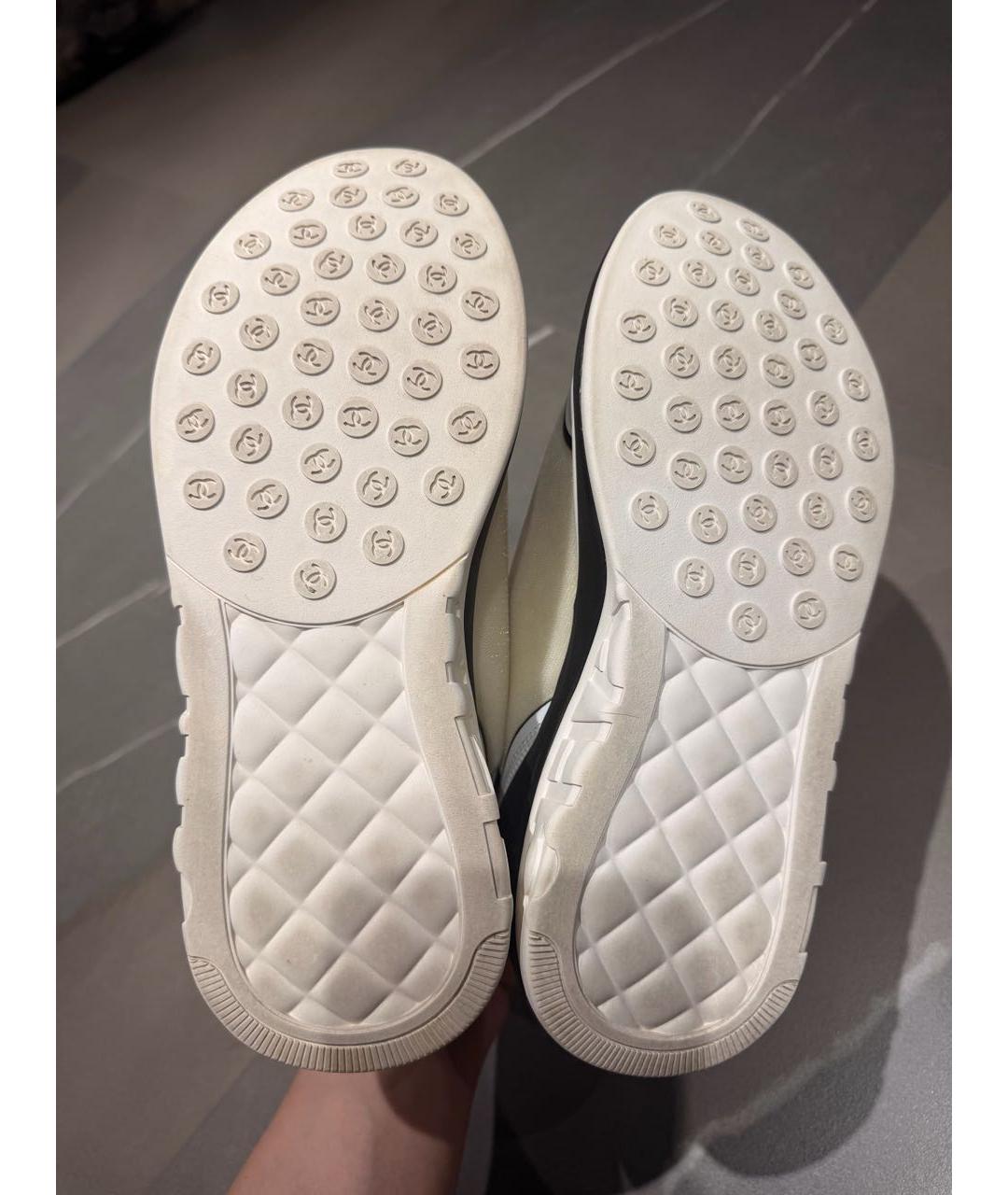 CHANEL Бежевые кроссовки, фото 6