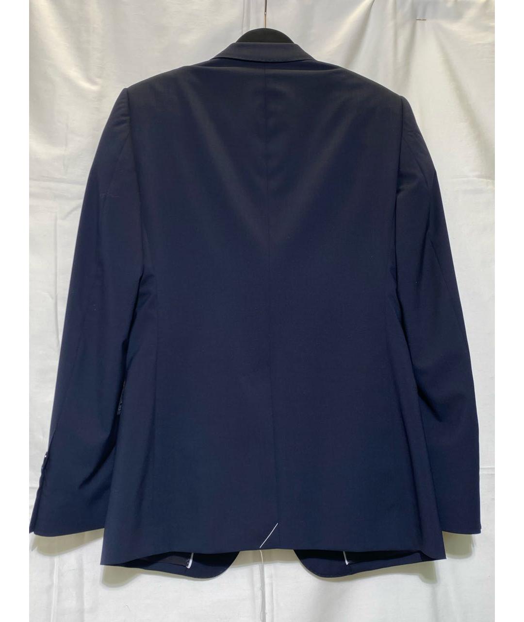 DOLCE&GABBANA Темно-синий классический костюм, фото 4