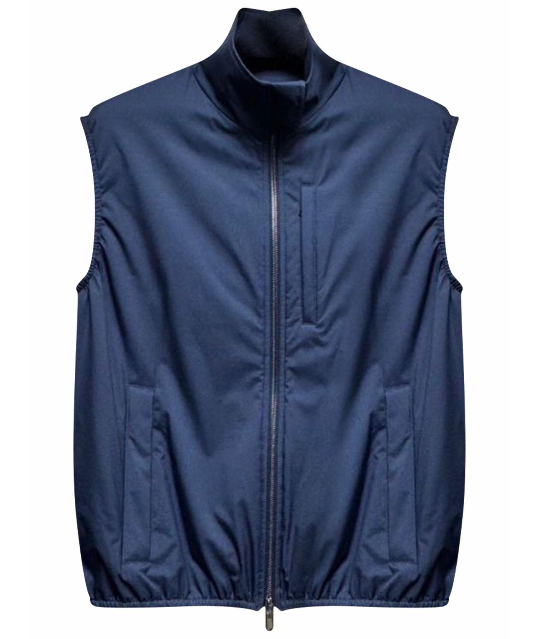 LORO PIANA Синий жилет, фото 1