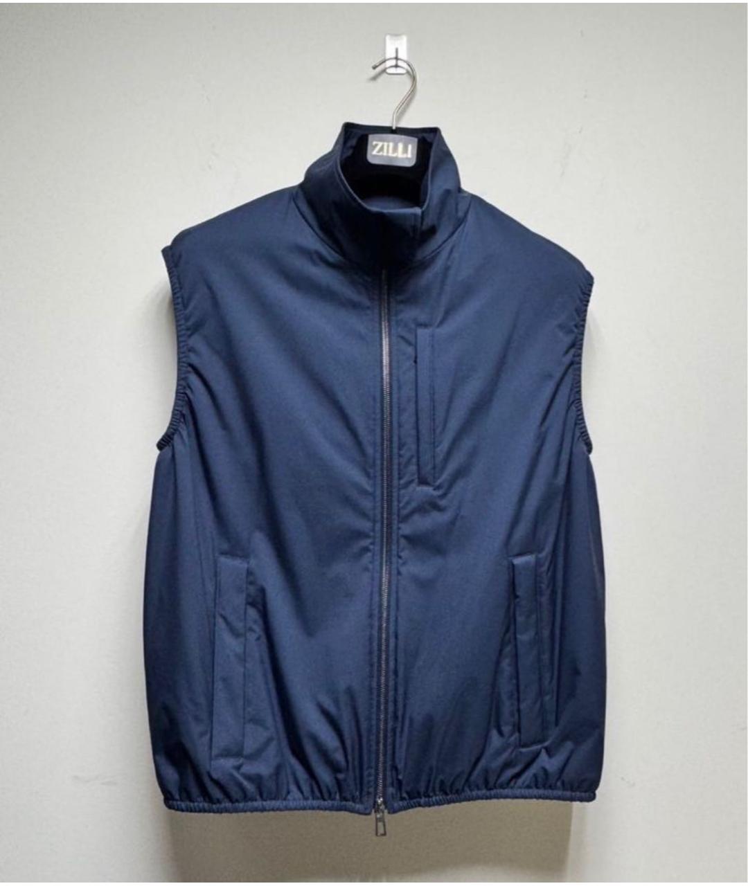 LORO PIANA Синий жилет, фото 6