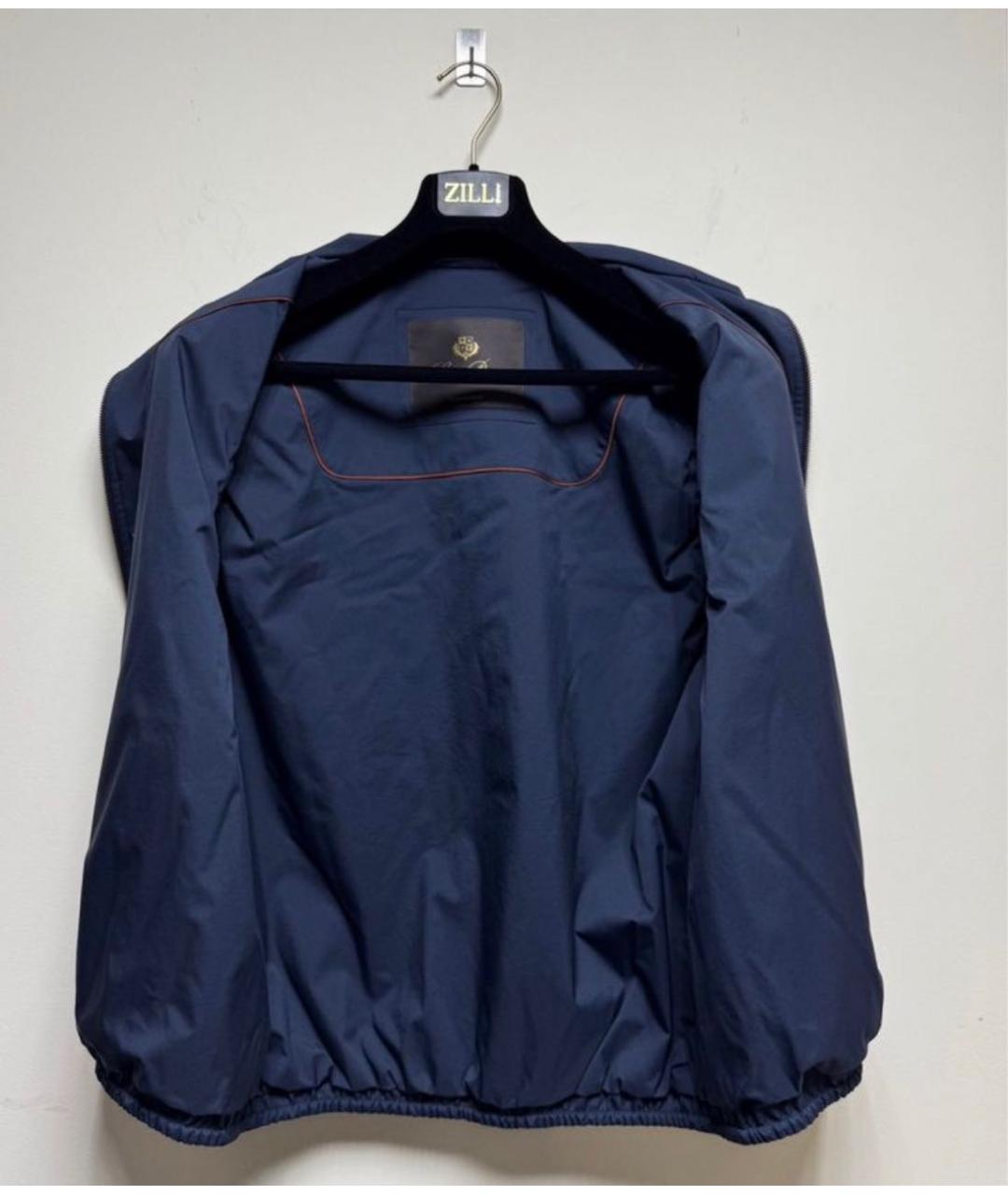 LORO PIANA Синий жилет, фото 3