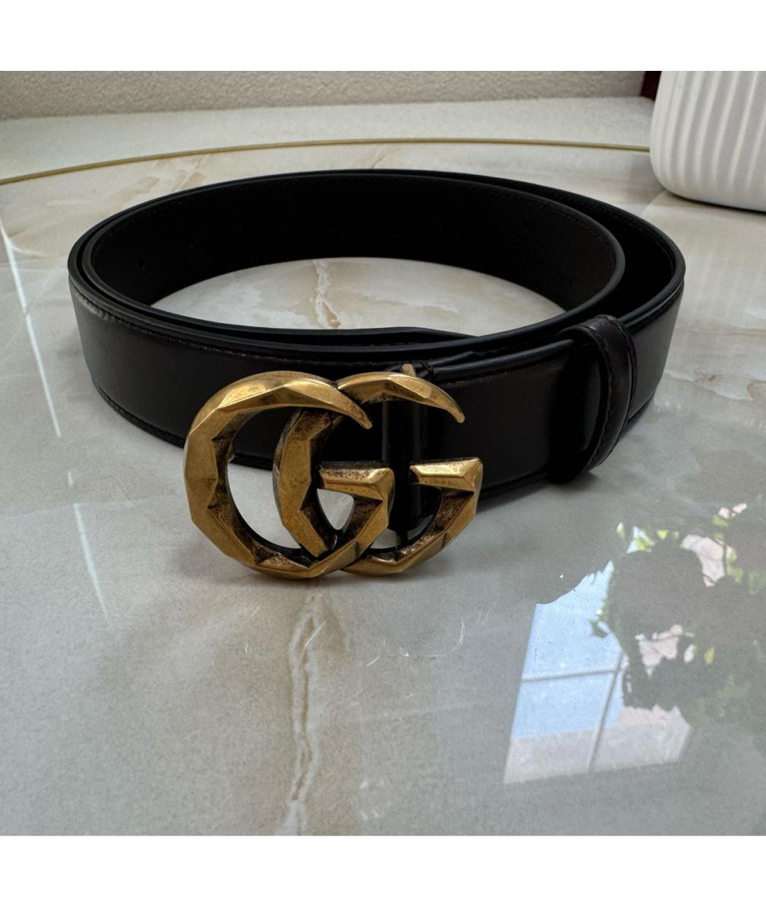 GUCCI Коричневый кожаный ремень, фото 9