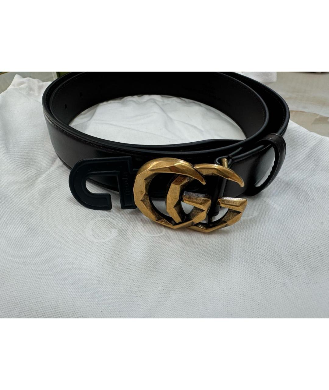 GUCCI Коричневый кожаный ремень, фото 2