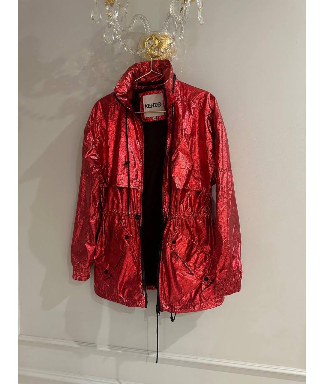 KENZO Красный тренч/плащ, фото 5