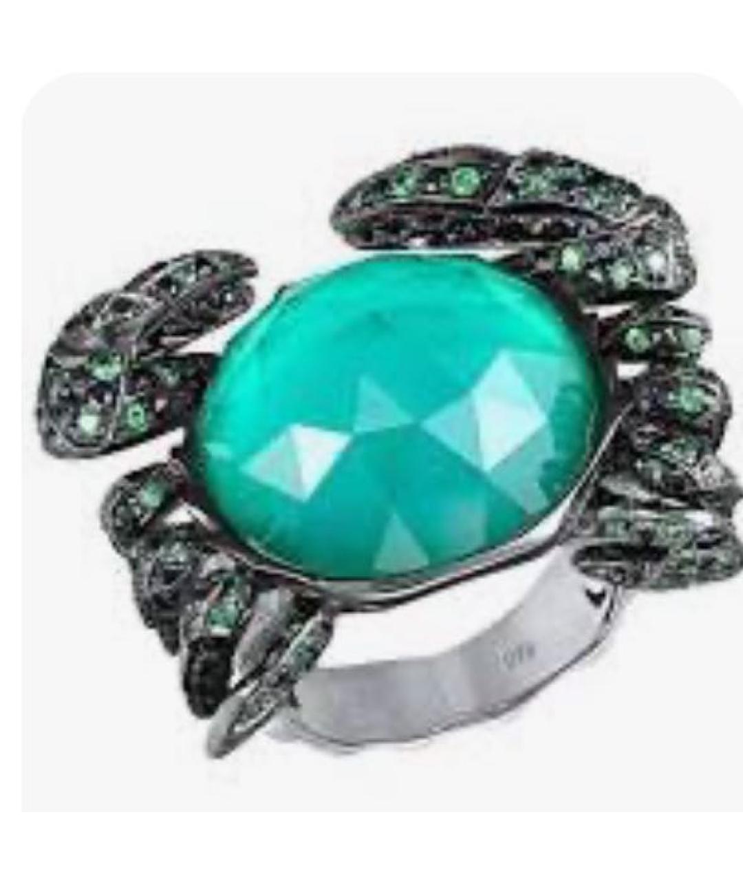 STEPHEN WEBSTER Зеленые кольцо из белого золота, фото 7