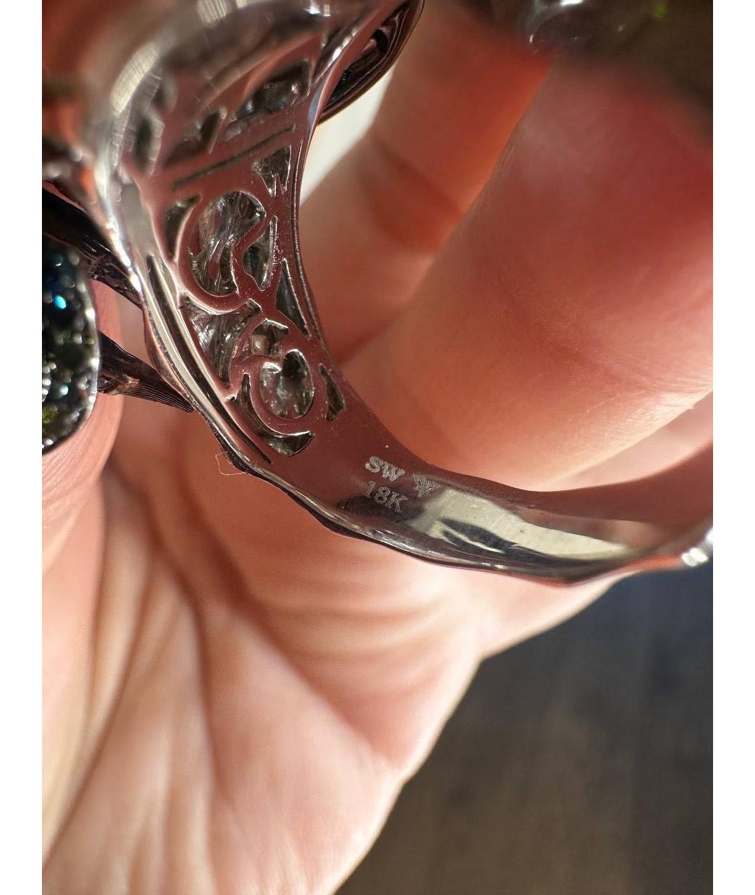 STEPHEN WEBSTER Зеленые кольцо из белого золота, фото 6