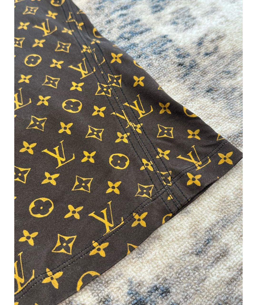 LOUIS VUITTON Мульти хлопковая футболка, фото 3
