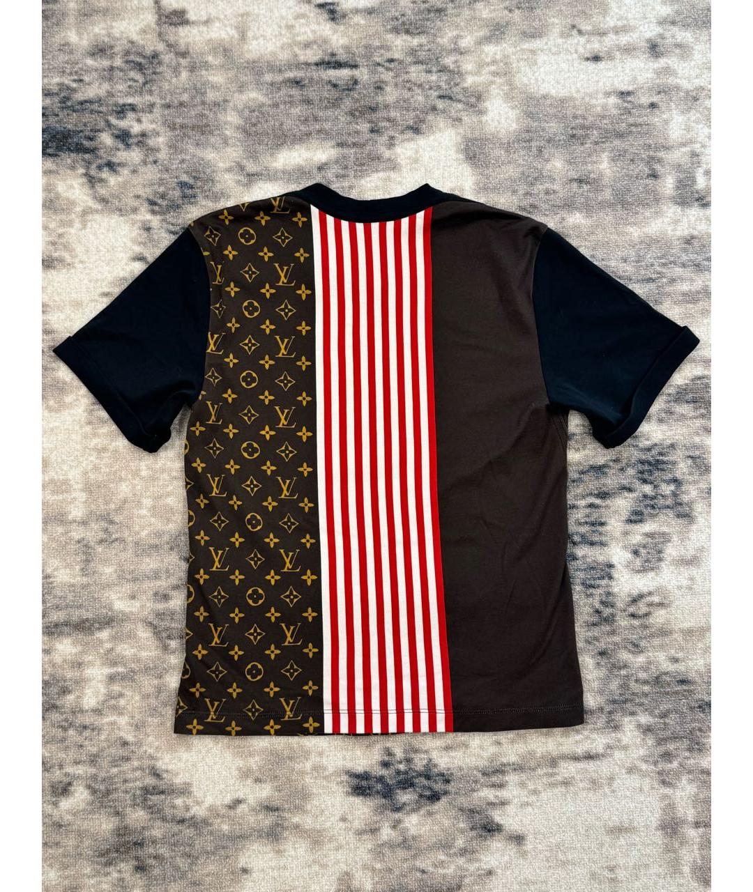 LOUIS VUITTON Мульти хлопковая футболка, фото 2