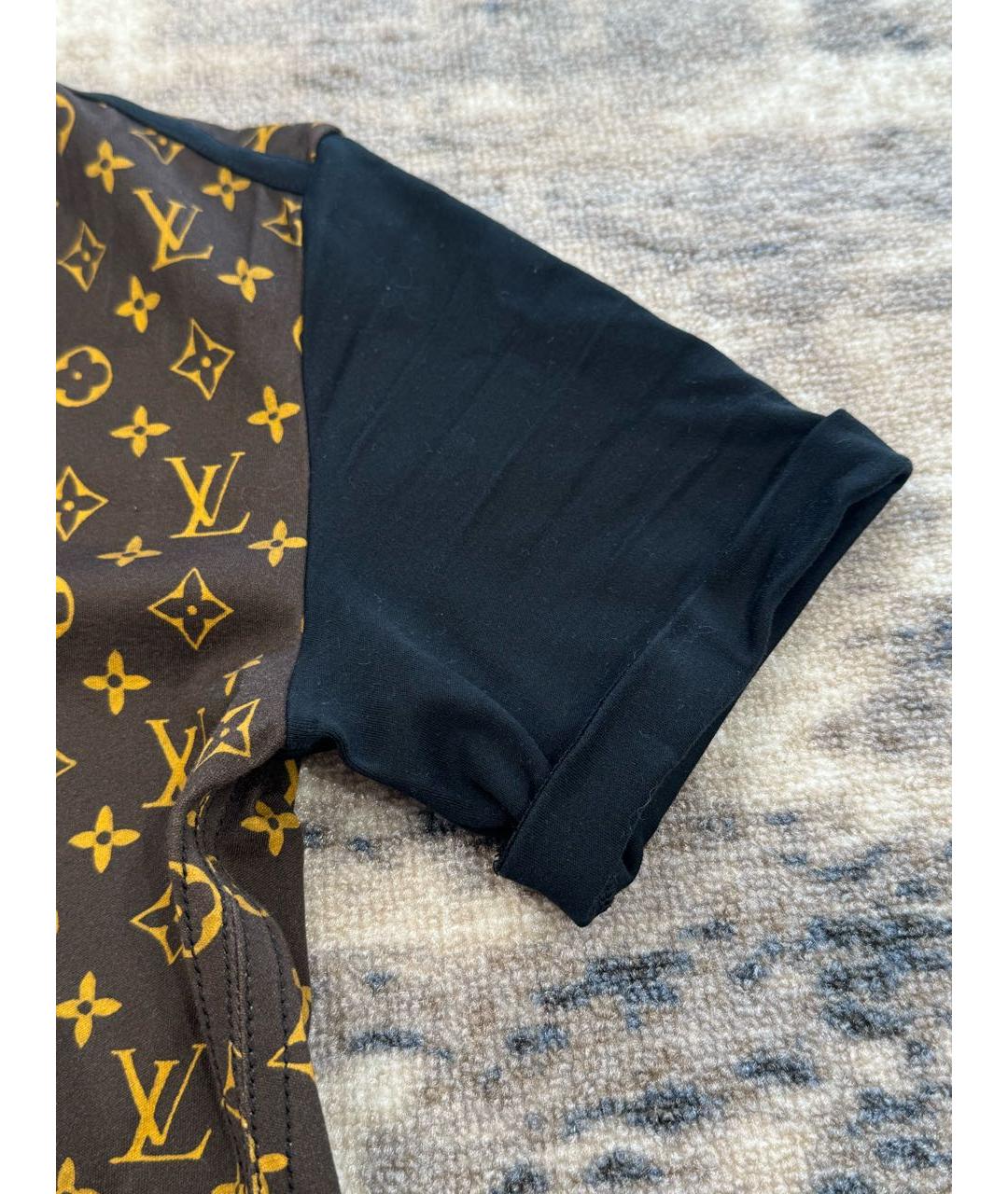 LOUIS VUITTON Мульти хлопковая футболка, фото 6