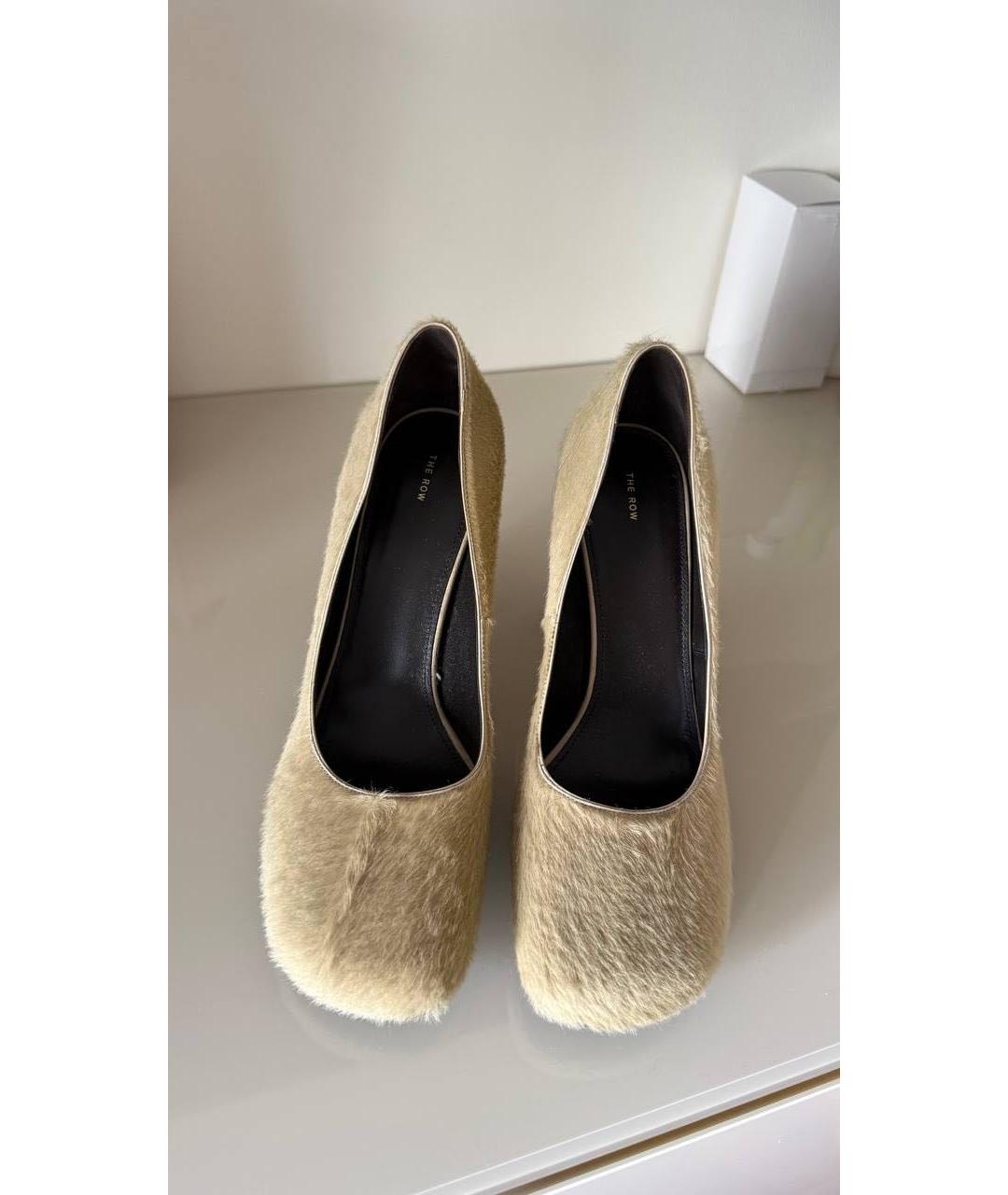 THE ROW Бежевые туфли, фото 2