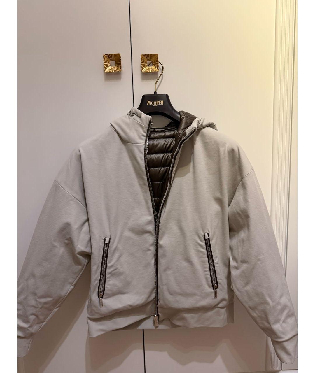 MOORER Коричневая вискозная куртка, фото 2
