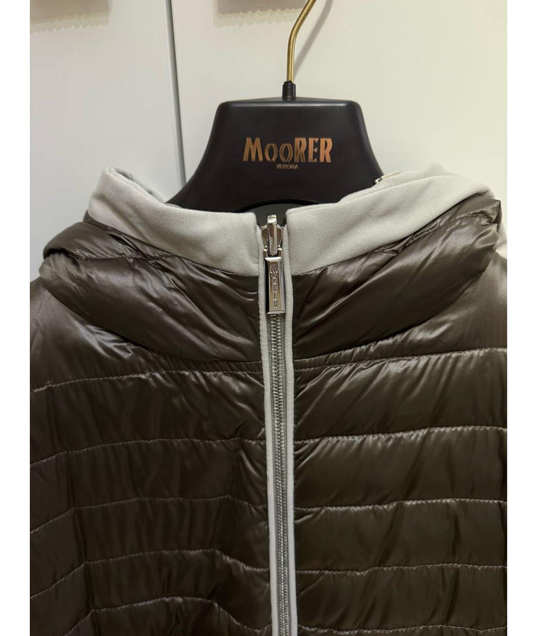 MOORER Коричневая вискозная куртка, фото 6