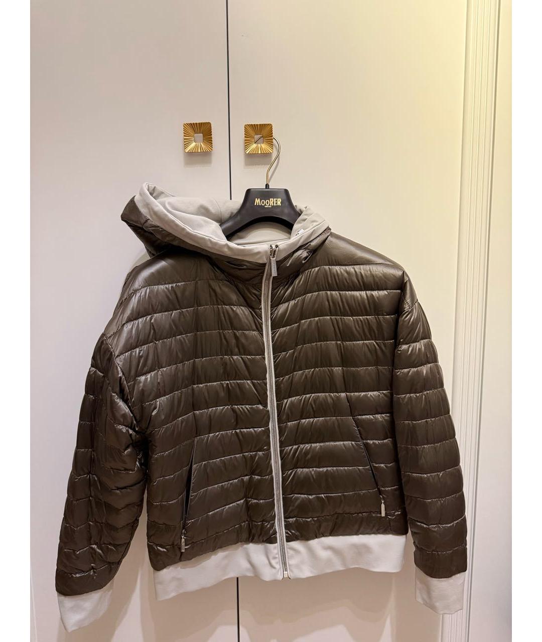 MOORER Коричневая вискозная куртка, фото 9