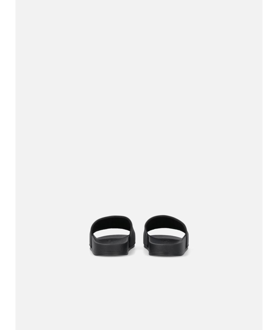 PINKO Черные резиновые шлепанцы, фото 8