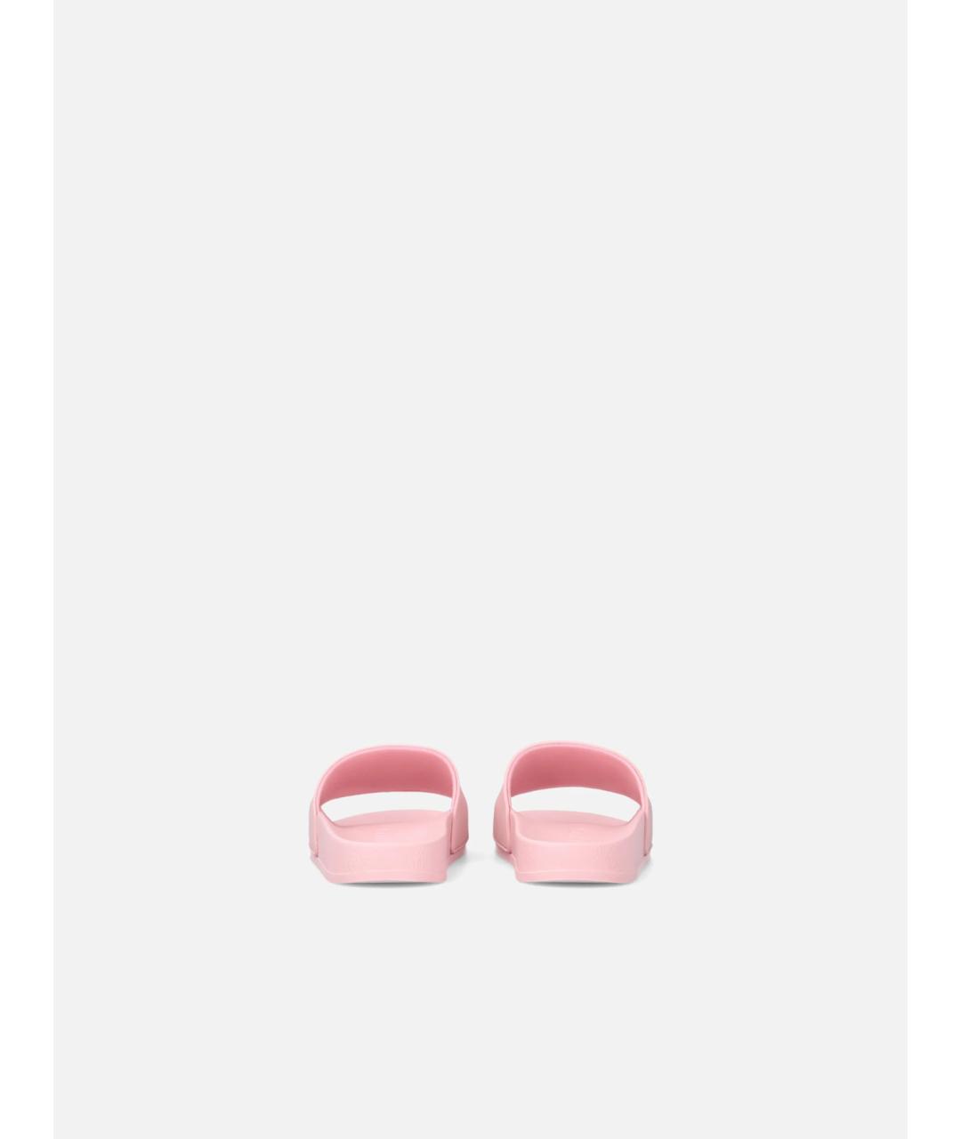 PINKO Розовые резиновые шлепанцы, фото 8