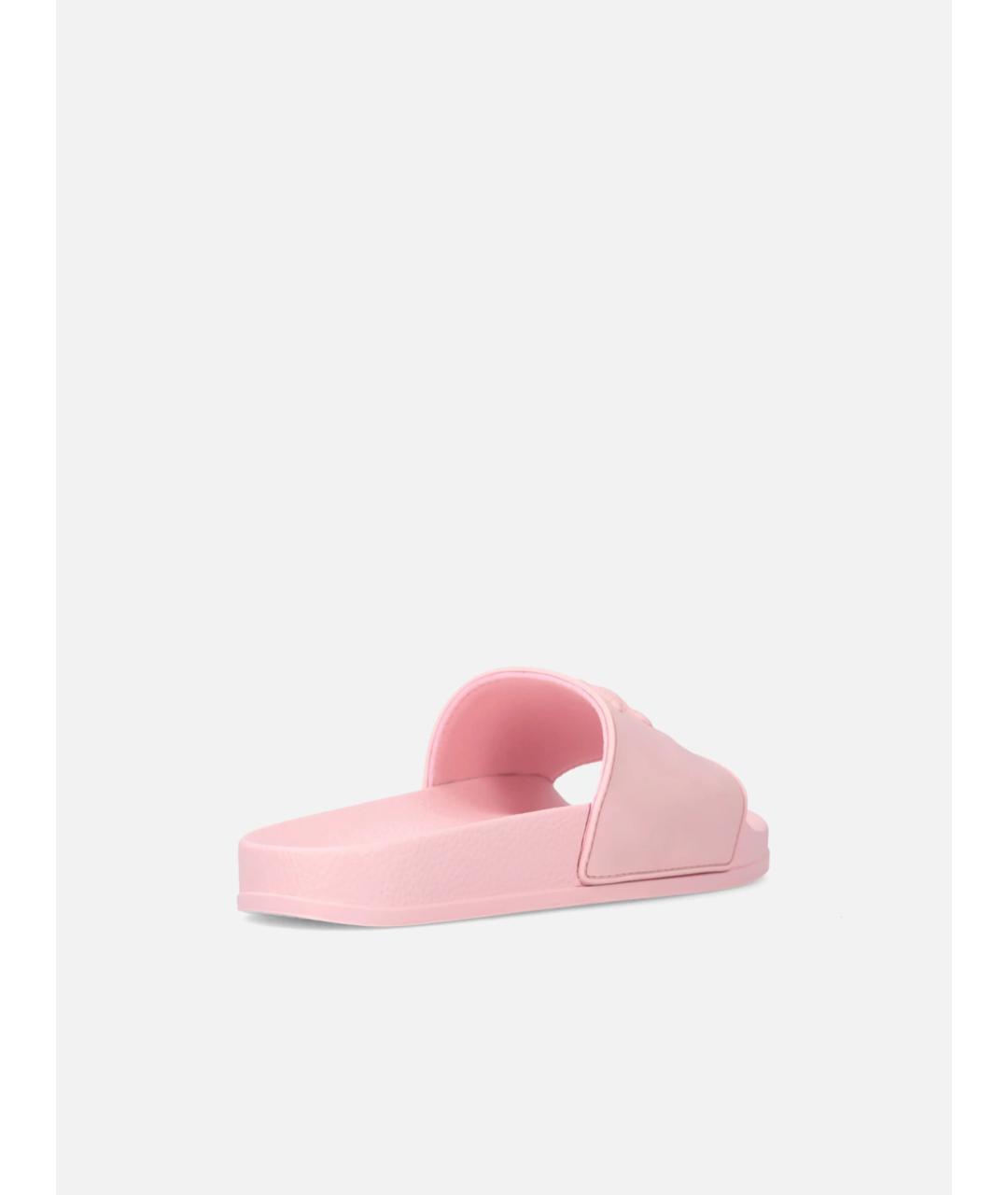 PINKO Розовые резиновые шлепанцы, фото 3