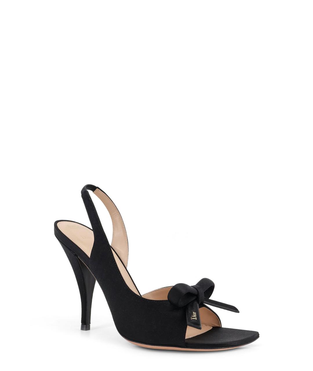 CHRISTIAN DIOR Черные босоножки, фото 2