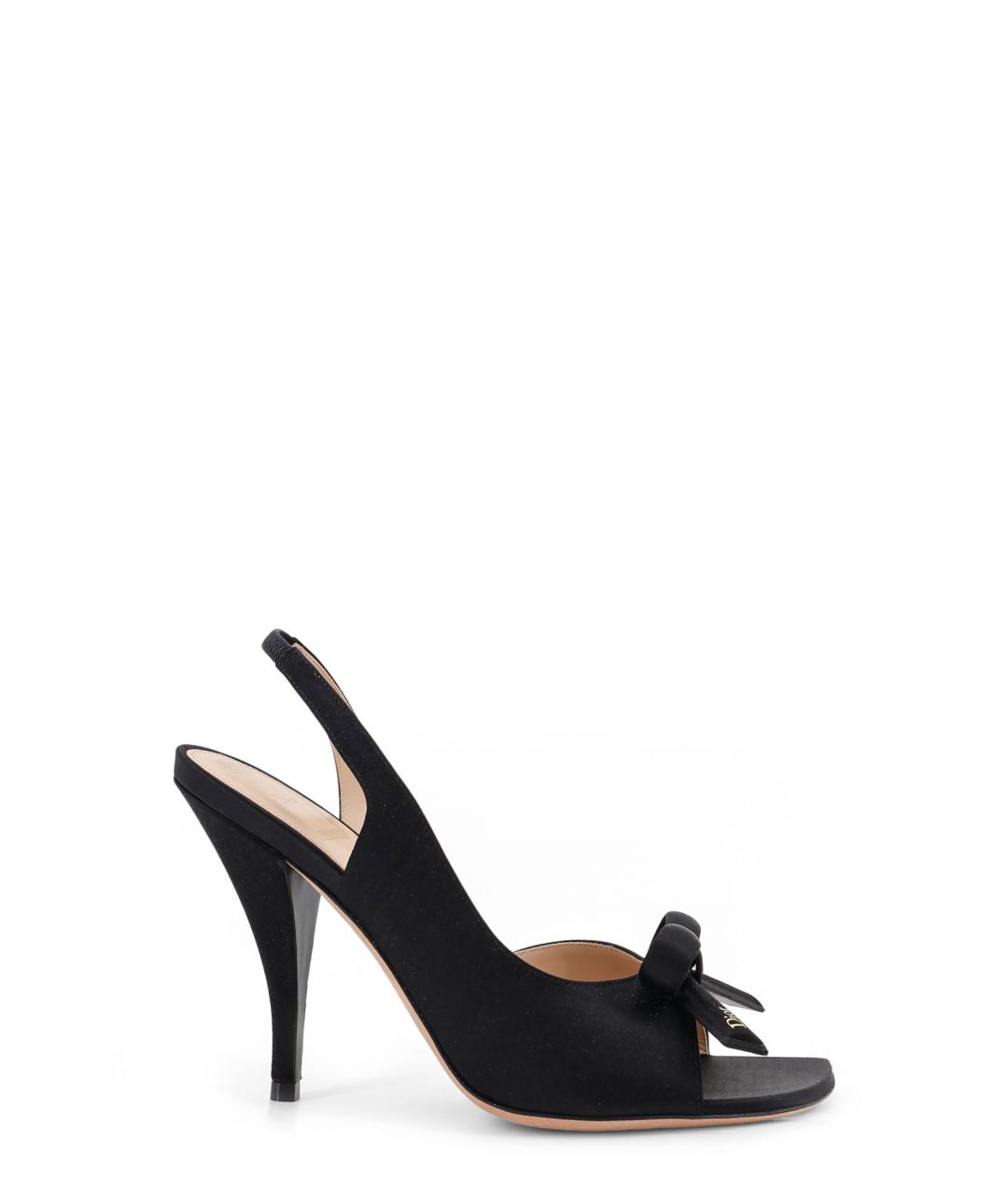 CHRISTIAN DIOR Черные босоножки, фото 1