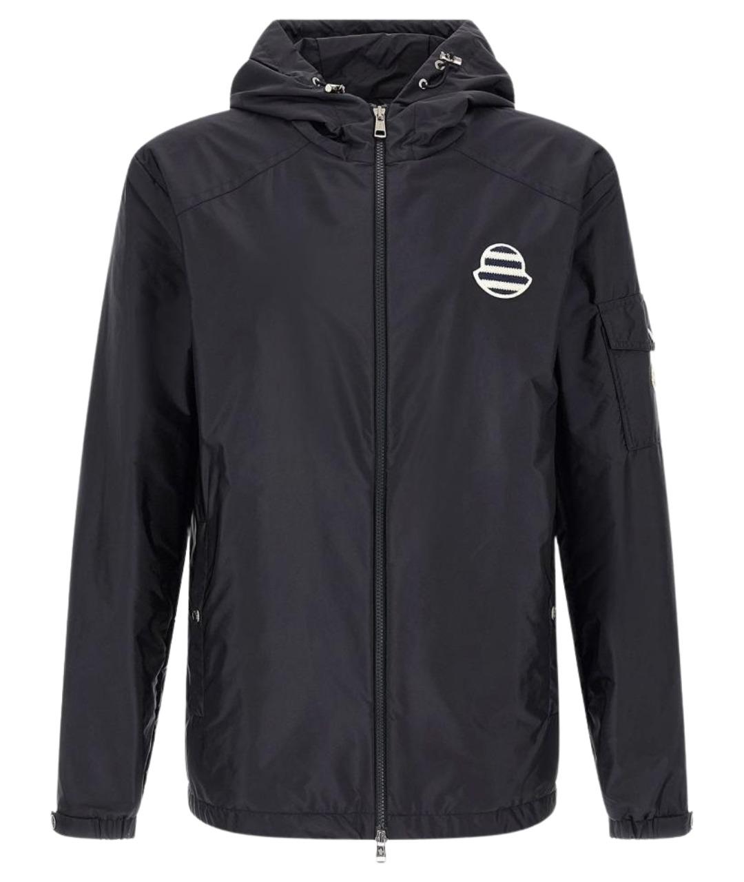 MONCLER Синяя полиамидовая куртка, фото 1