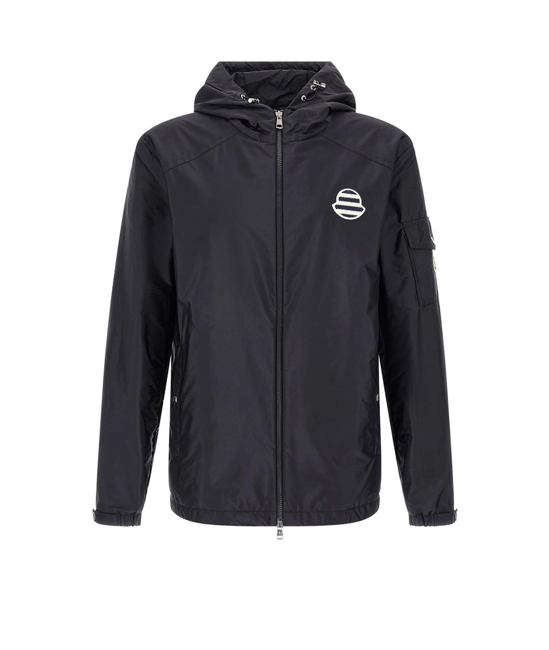 MONCLER Синяя полиамидовая куртка, фото 4