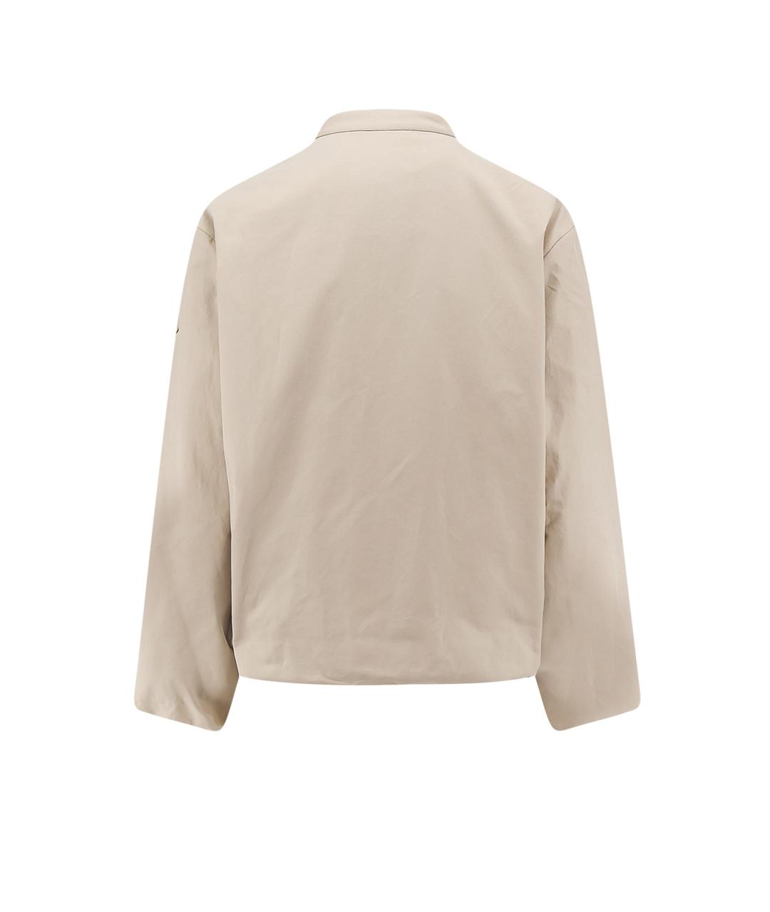 MONCLER Бежевая хлопковая куртка, фото 2