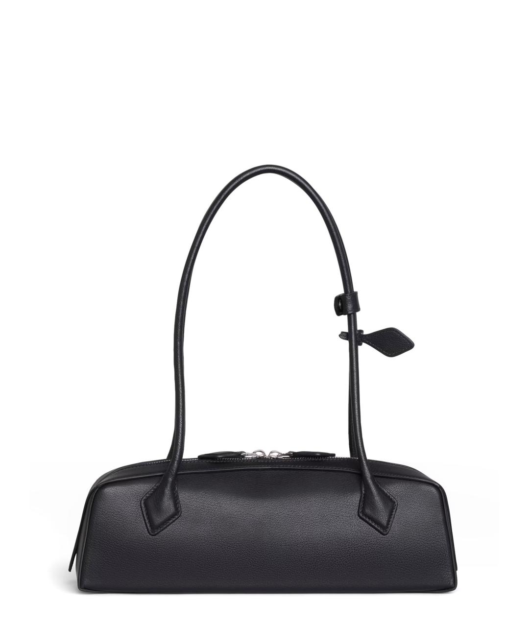 ALAIA Черная кожаная сумка тоут, фото 2