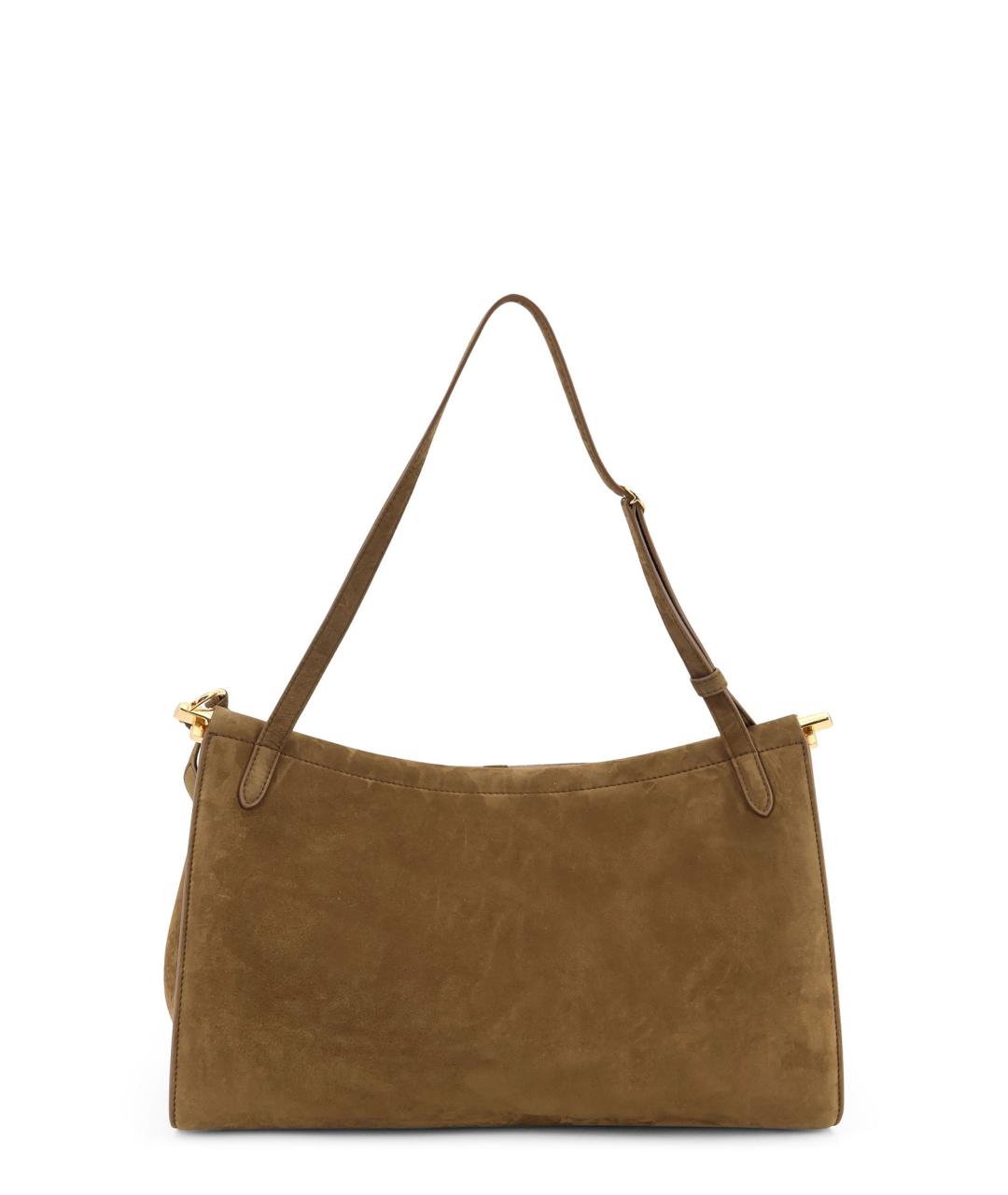 ALAIA Коричневая замшевая сумка через плечо, фото 2