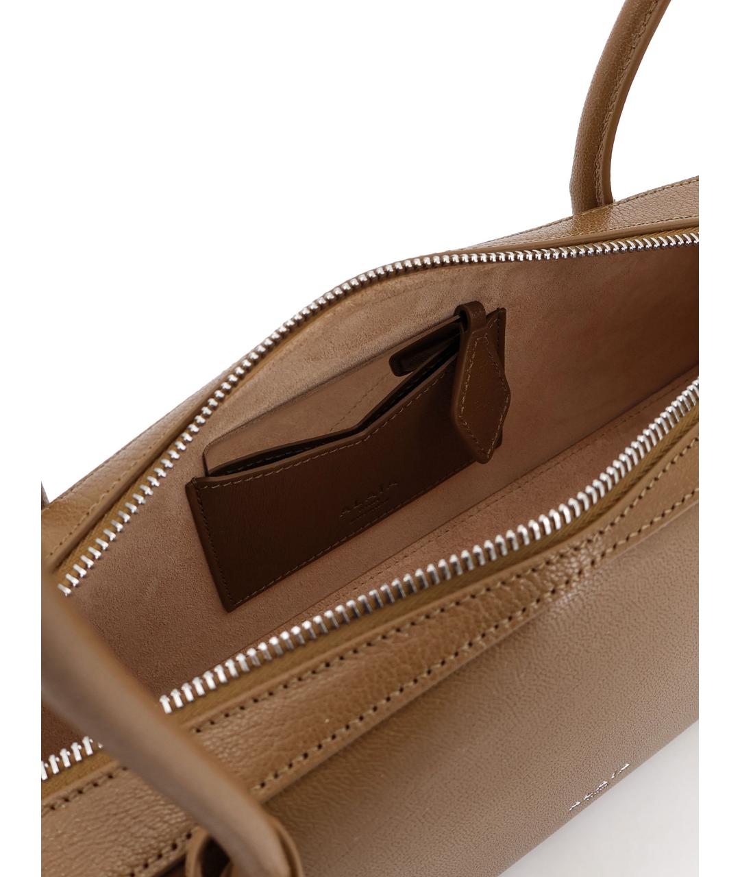 ALAIA Коричневая кожаная сумка тоут, фото 4