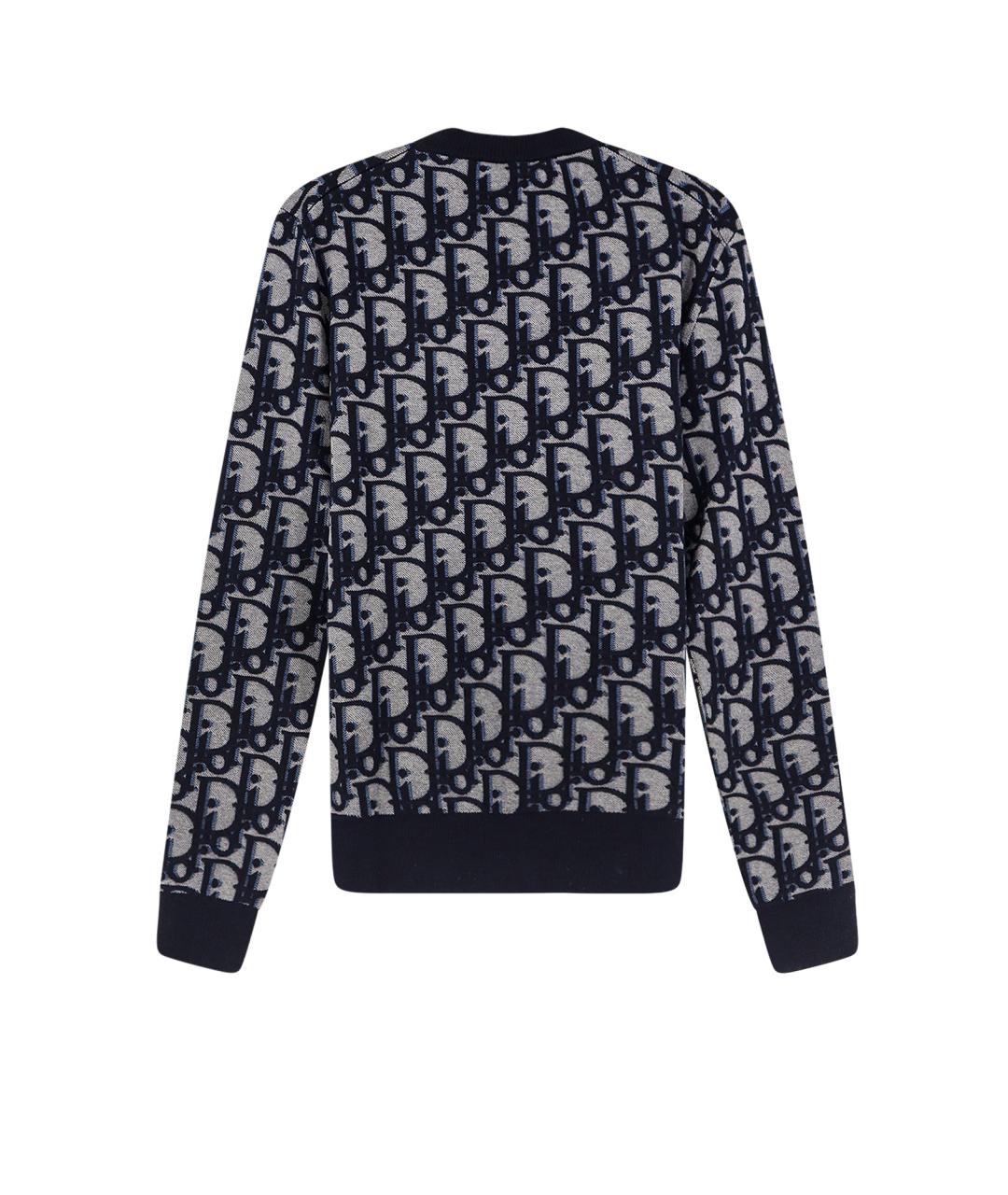 CHRISTIAN DIOR Синий джемпер / свитер, фото 2