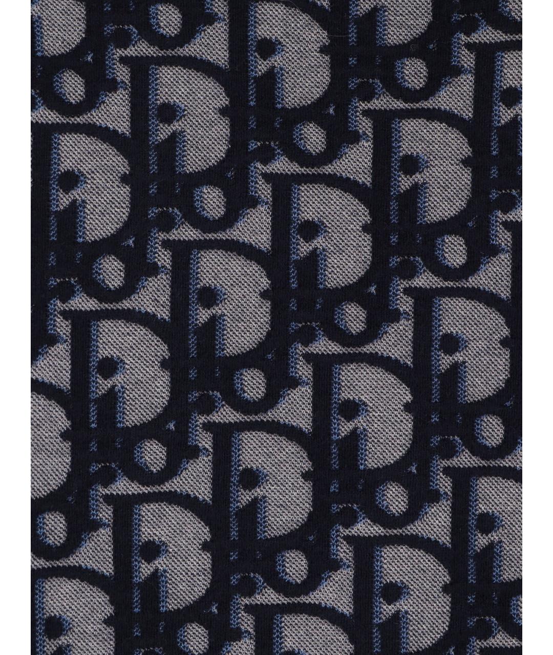 CHRISTIAN DIOR Синий джемпер / свитер, фото 3