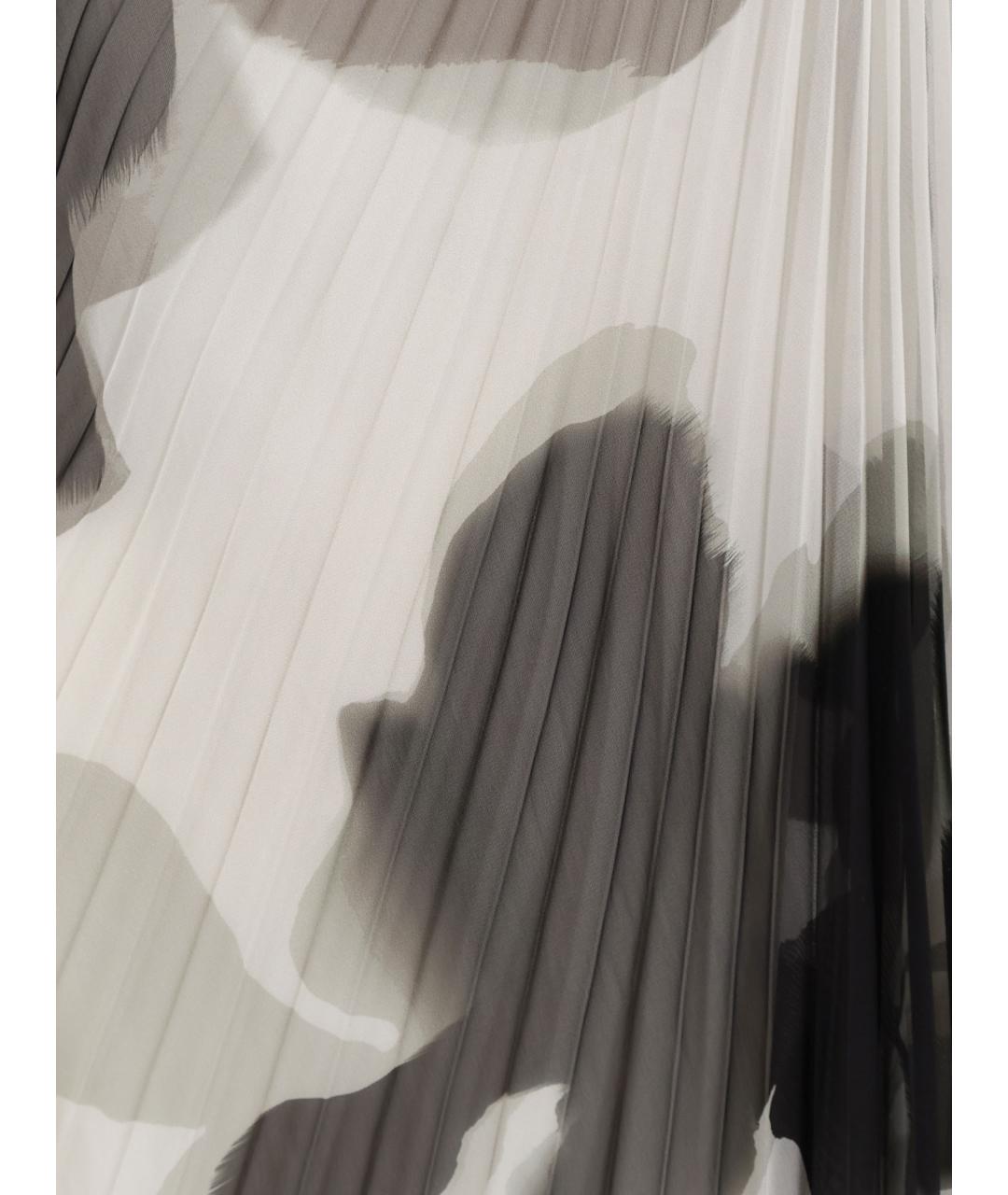 MAX MARA Белое полиэстеровое повседневное платье, фото 3