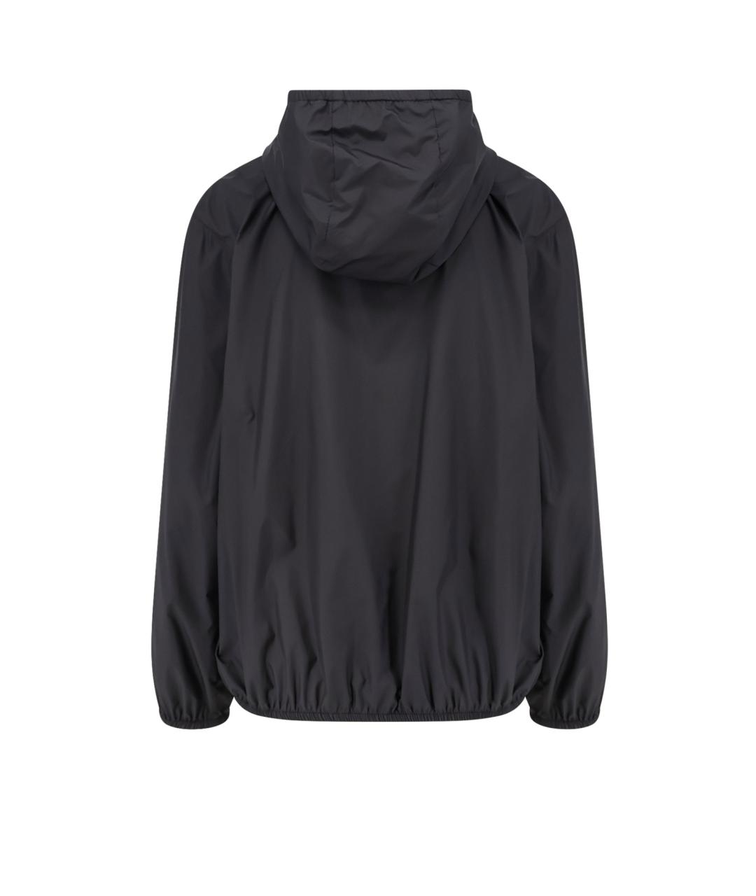 MONCLER Черная полиэстеровая куртка, фото 2