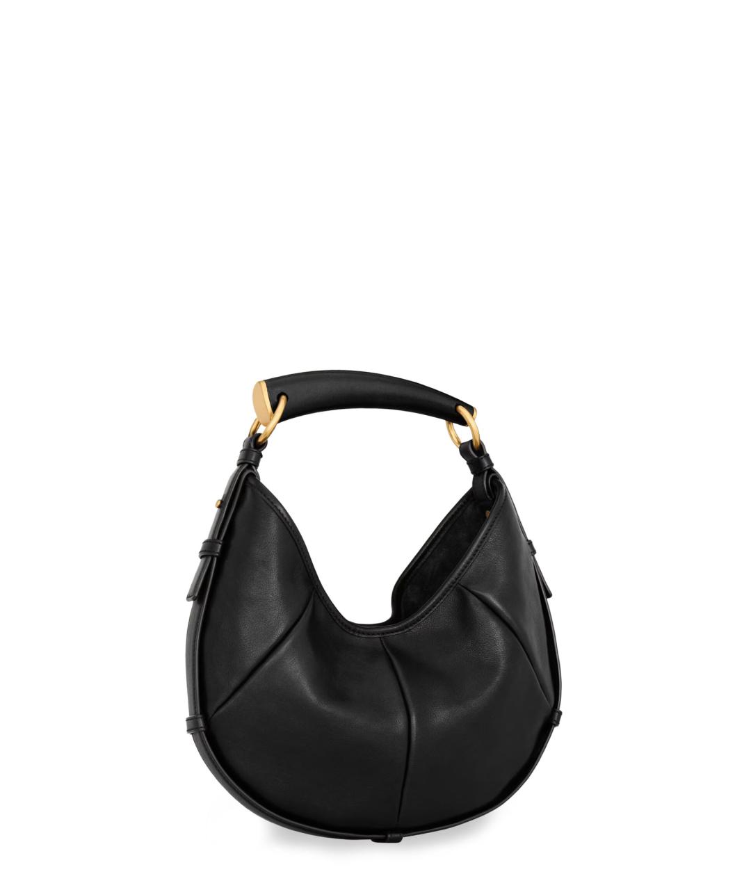 SAINT LAURENT Черная кожаная сумка тоут, фото 3