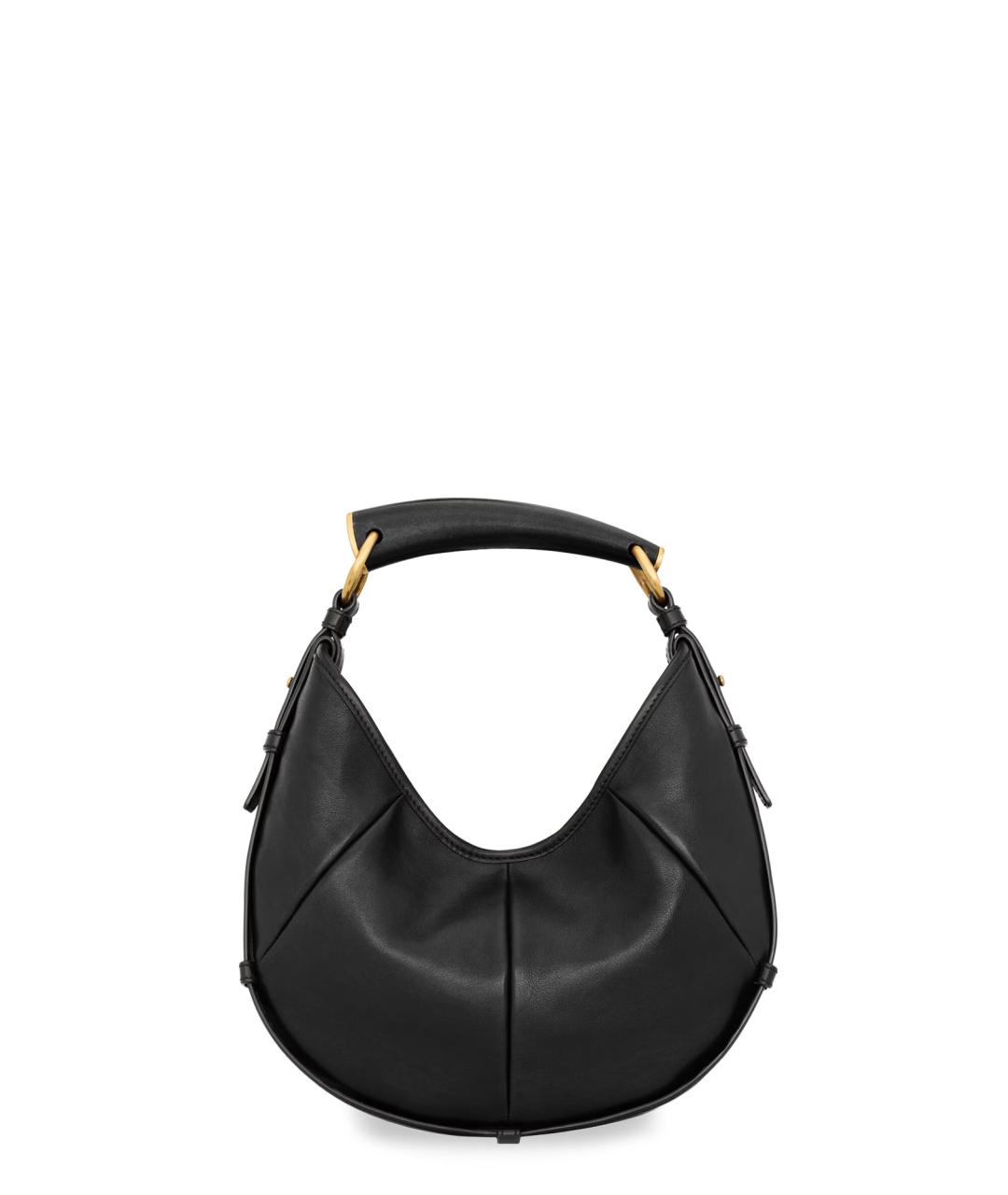 SAINT LAURENT Черная кожаная сумка тоут, фото 1