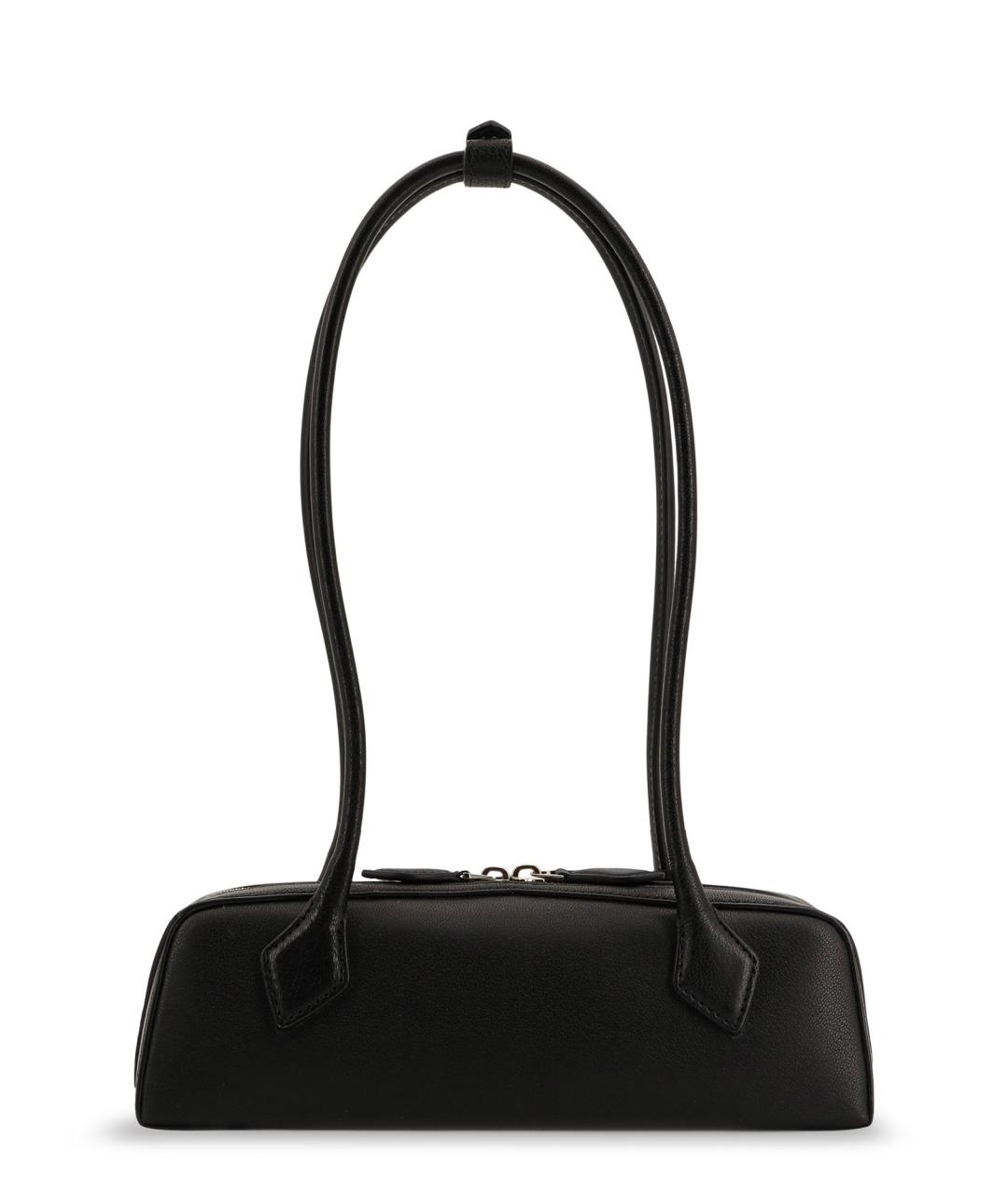 ALAIA Черная кожаная сумка тоут, фото 2
