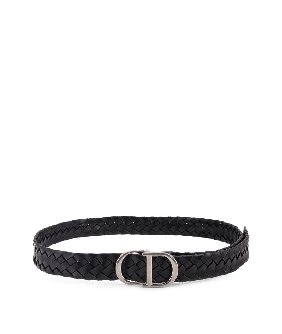 CHRISTIAN DIOR Черный ремень, фото 1