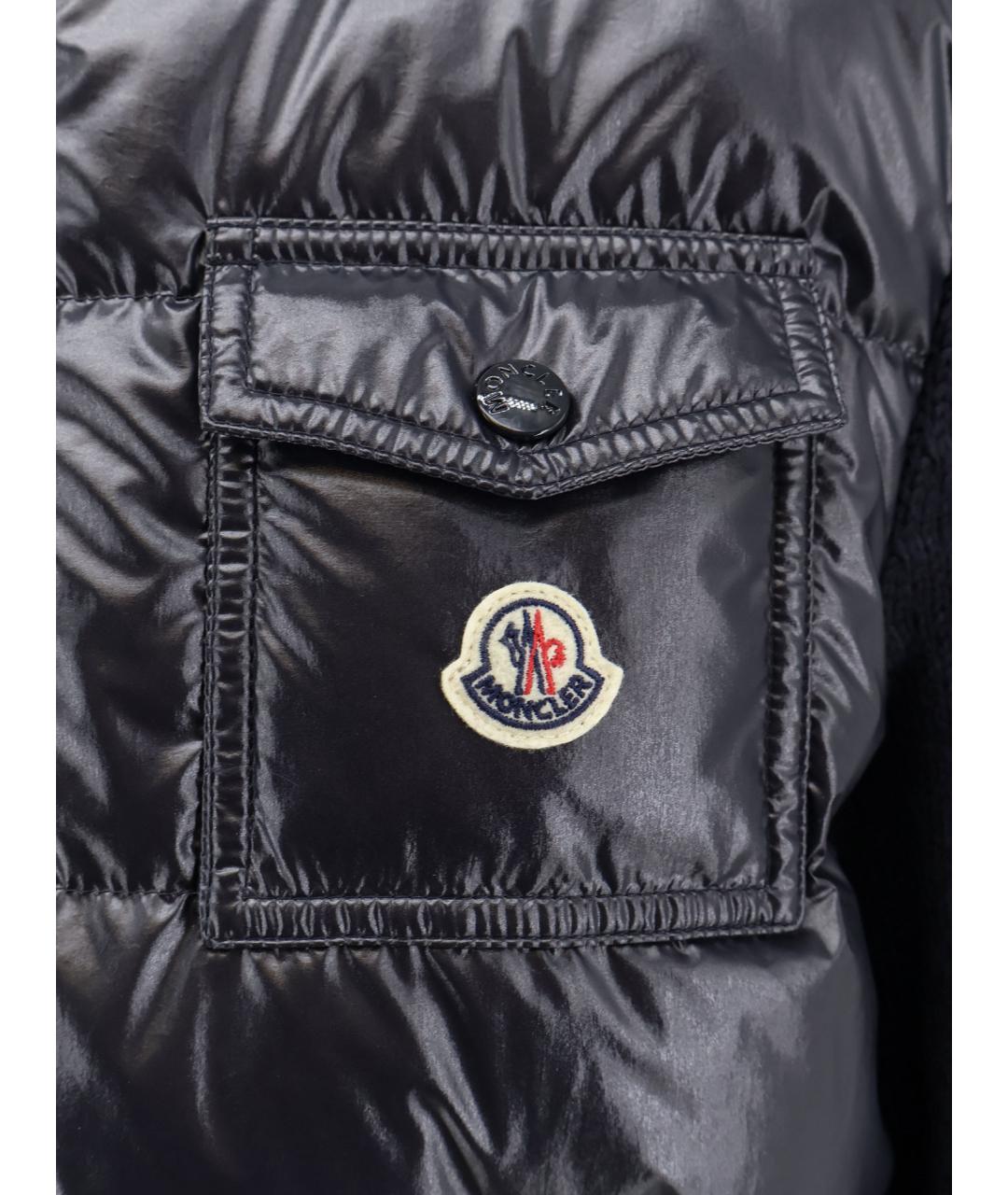 MONCLER Синяя шерстяная куртка, фото 3