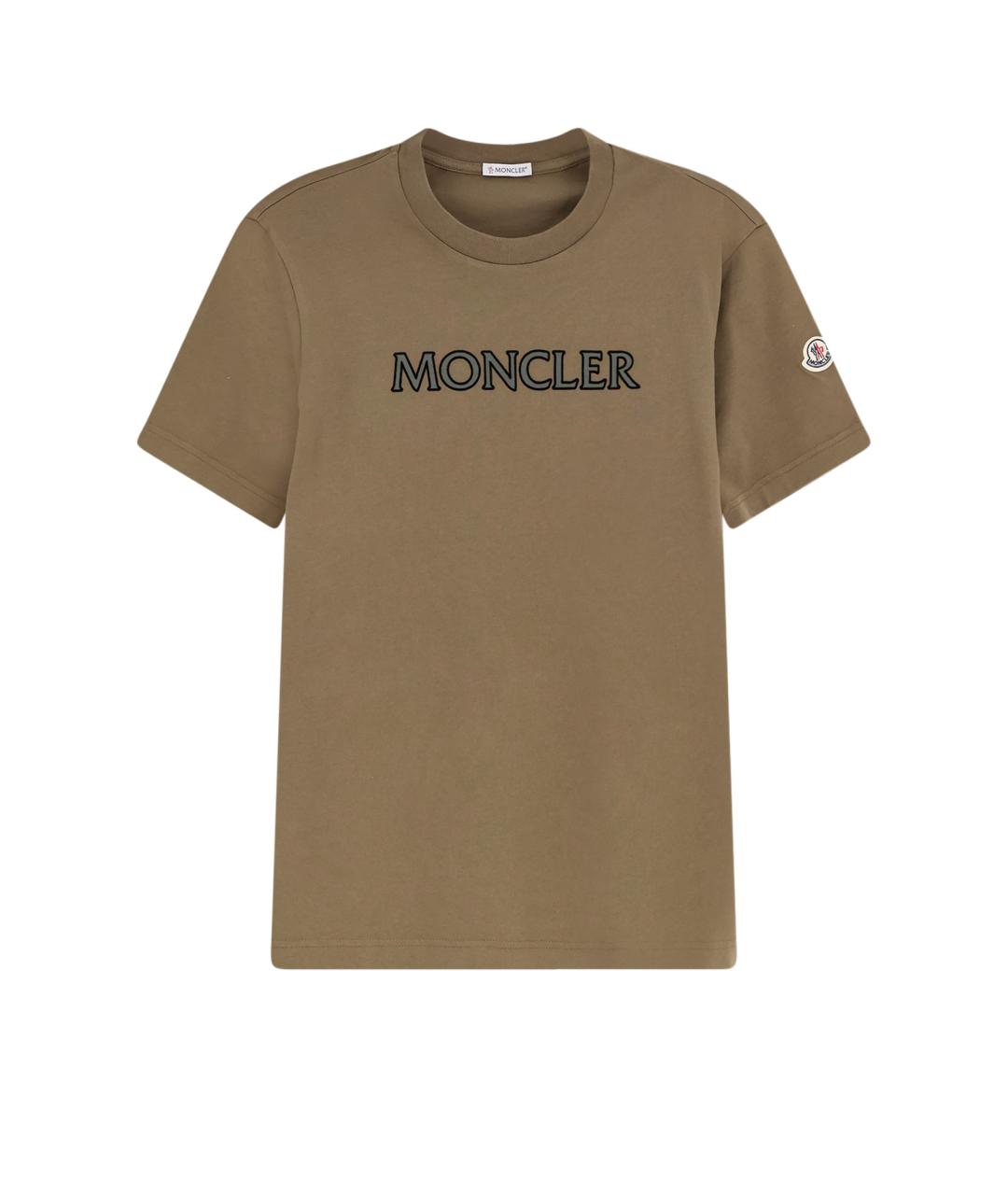 MONCLER Хлопковая футболка, фото 1