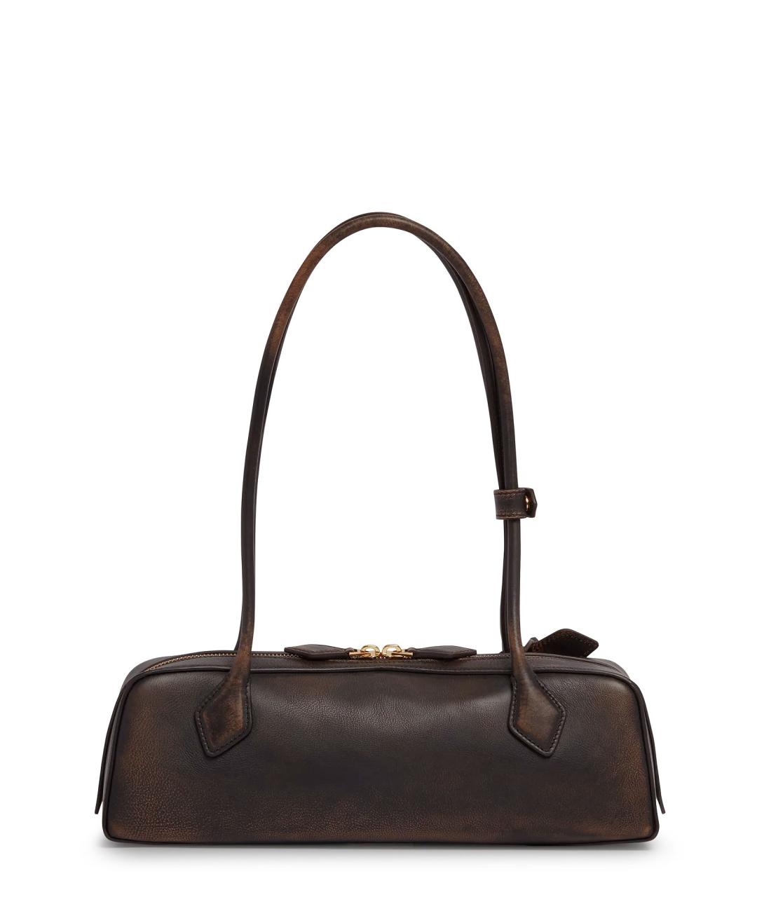 ALAIA Коричневая кожаная сумка тоут, фото 2