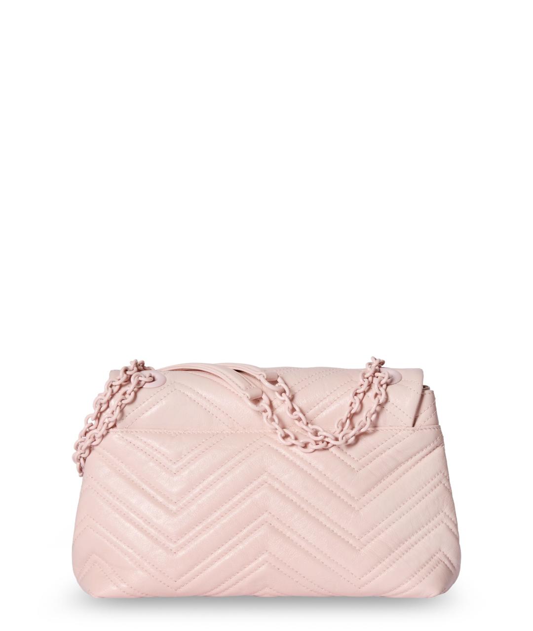 GUCCI Розовая кожаная сумка через плечо, фото 2